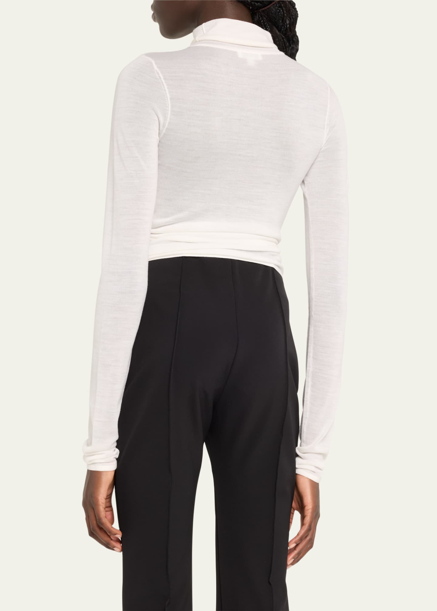 A.L.C. Hayes Fine Merino Turtleneck Top Image 3 of 5