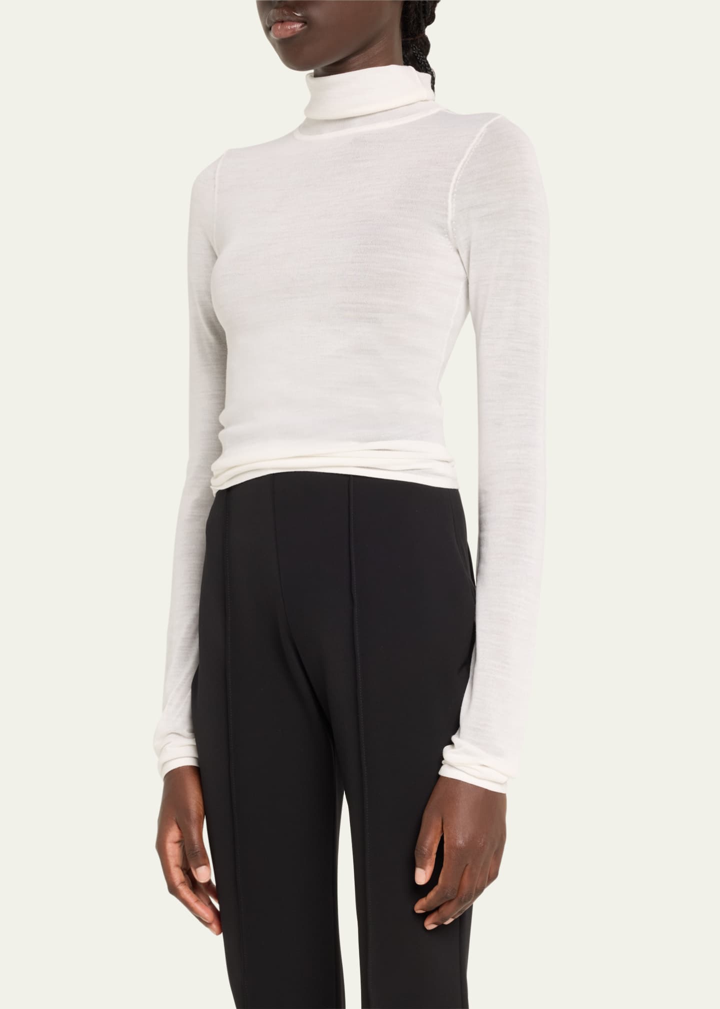 A.L.C. Hayes Fine Merino Turtleneck Top Image 4 of 5