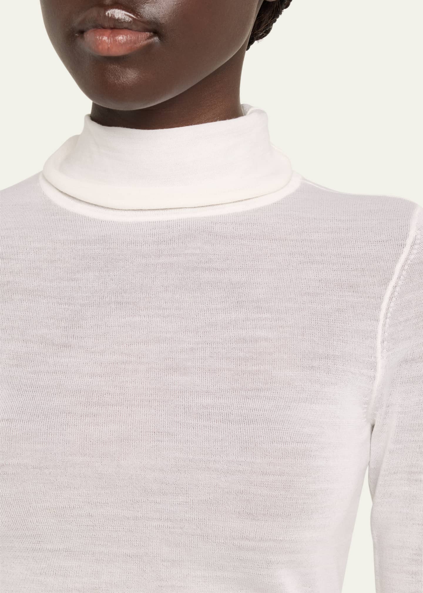 A.L.C. Hayes Fine Merino Turtleneck Top Image 5 of 5