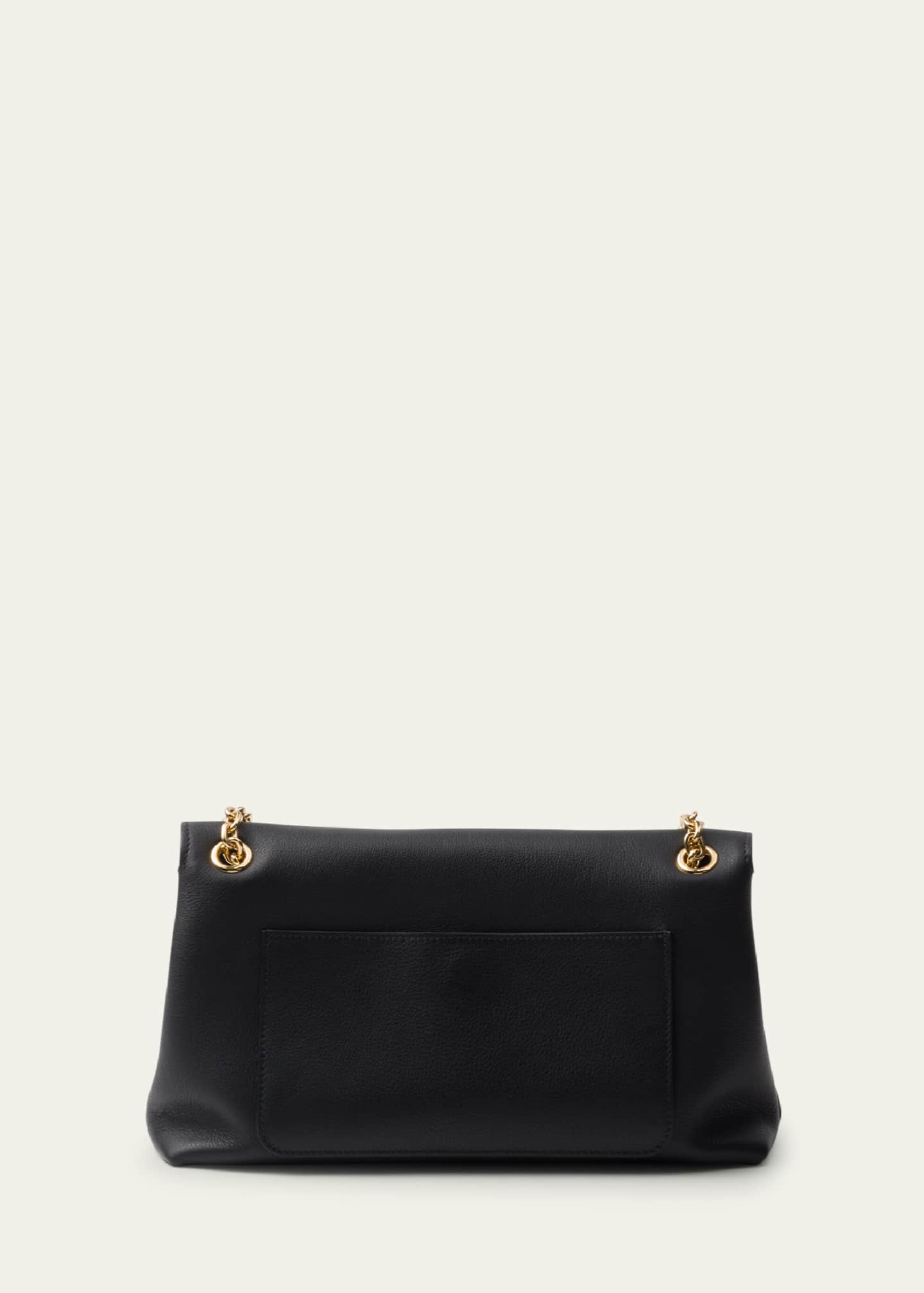 Prada Soft Grain Leather Shoulder Bag Image 3 of 5