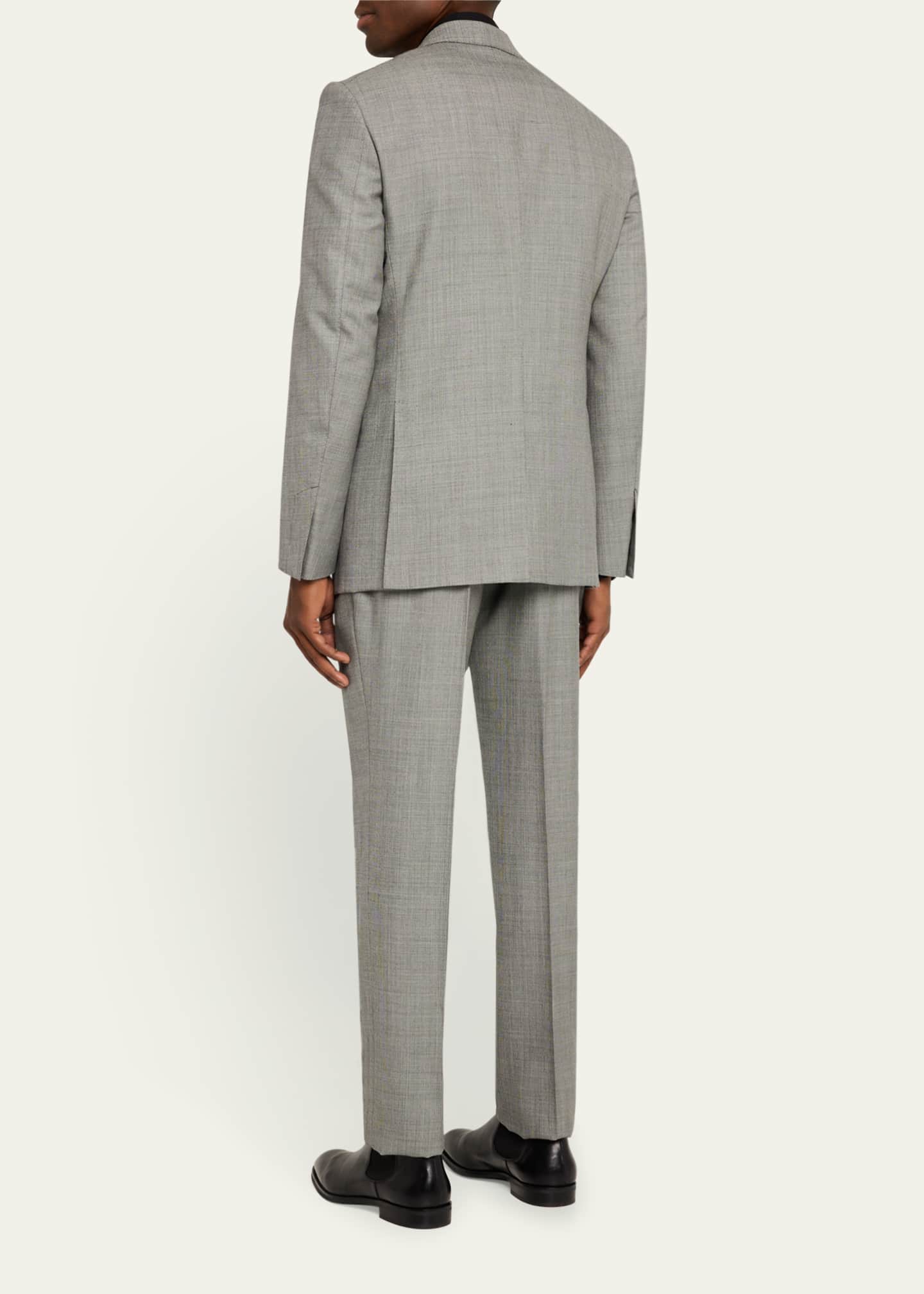TOM FORD Men's Shelton Sharkskin Slim-Fit Suit Image 3 of 8