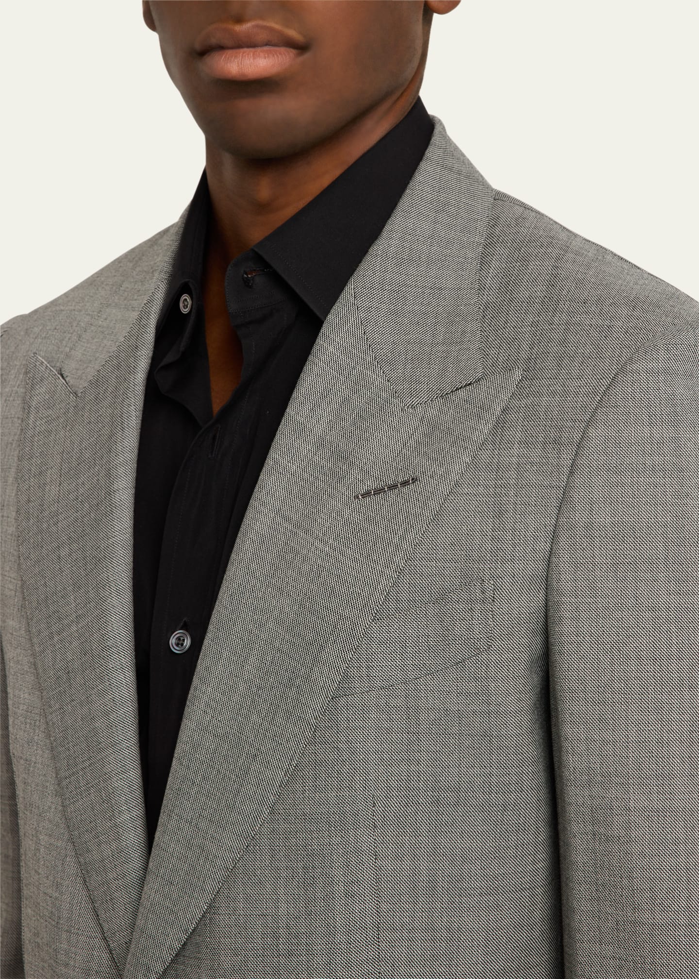 TOM FORD Men's Shelton Sharkskin Slim-Fit Suit Image 6 of 8