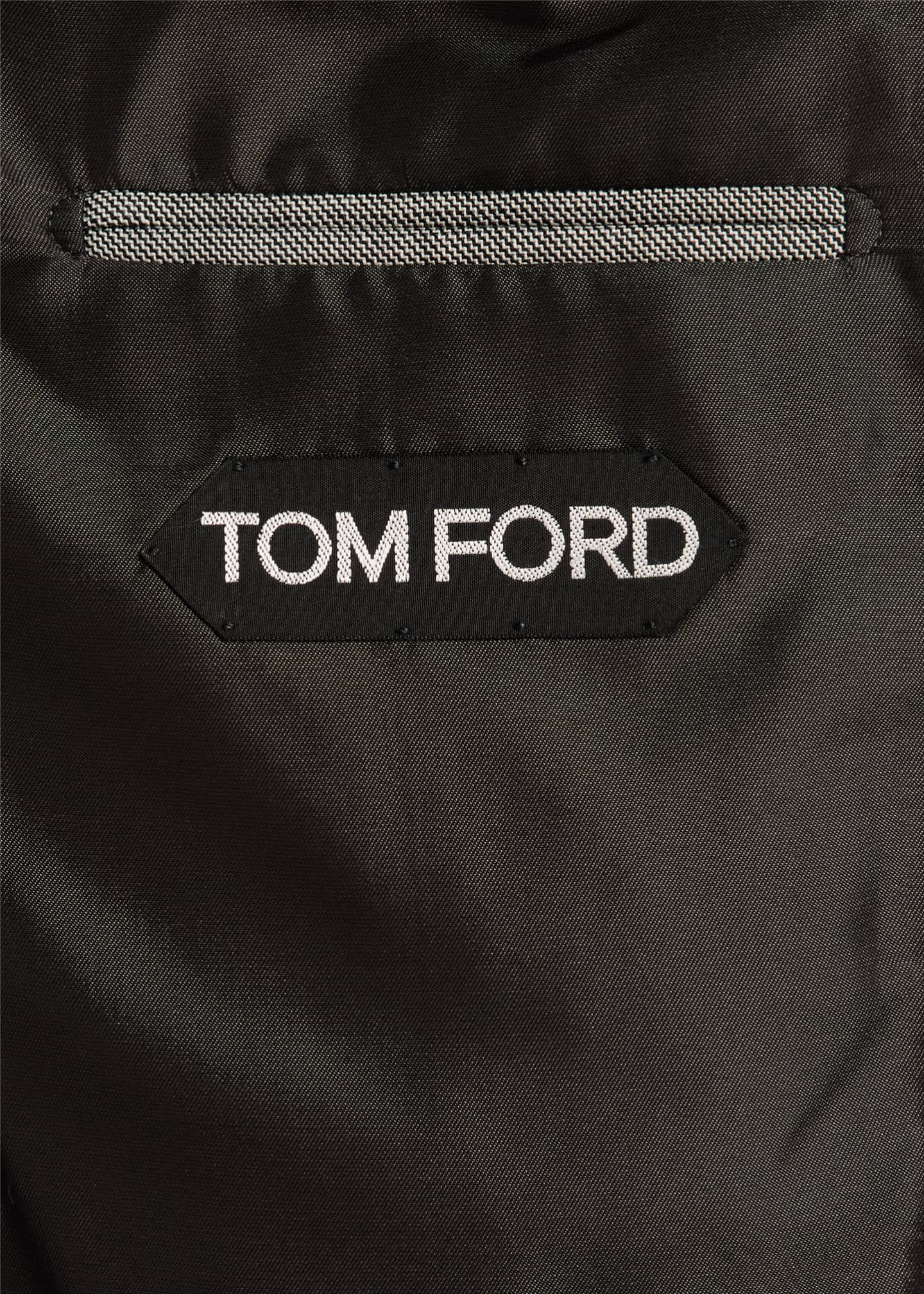 TOM FORD Men's Shelton Sharkskin Slim-Fit Suit Image 7 of 8