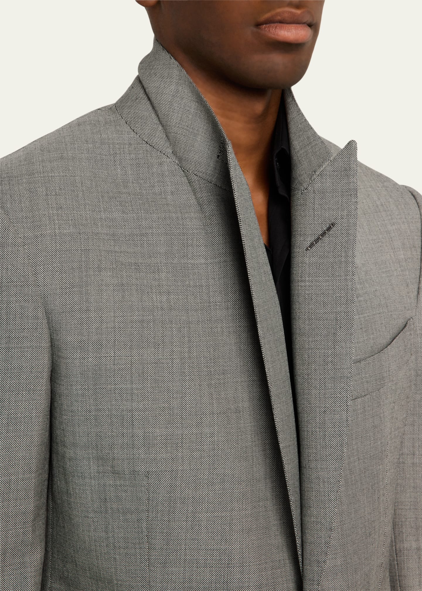 TOM FORD Men's Shelton Sharkskin Slim-Fit Suit Image 8 of 8