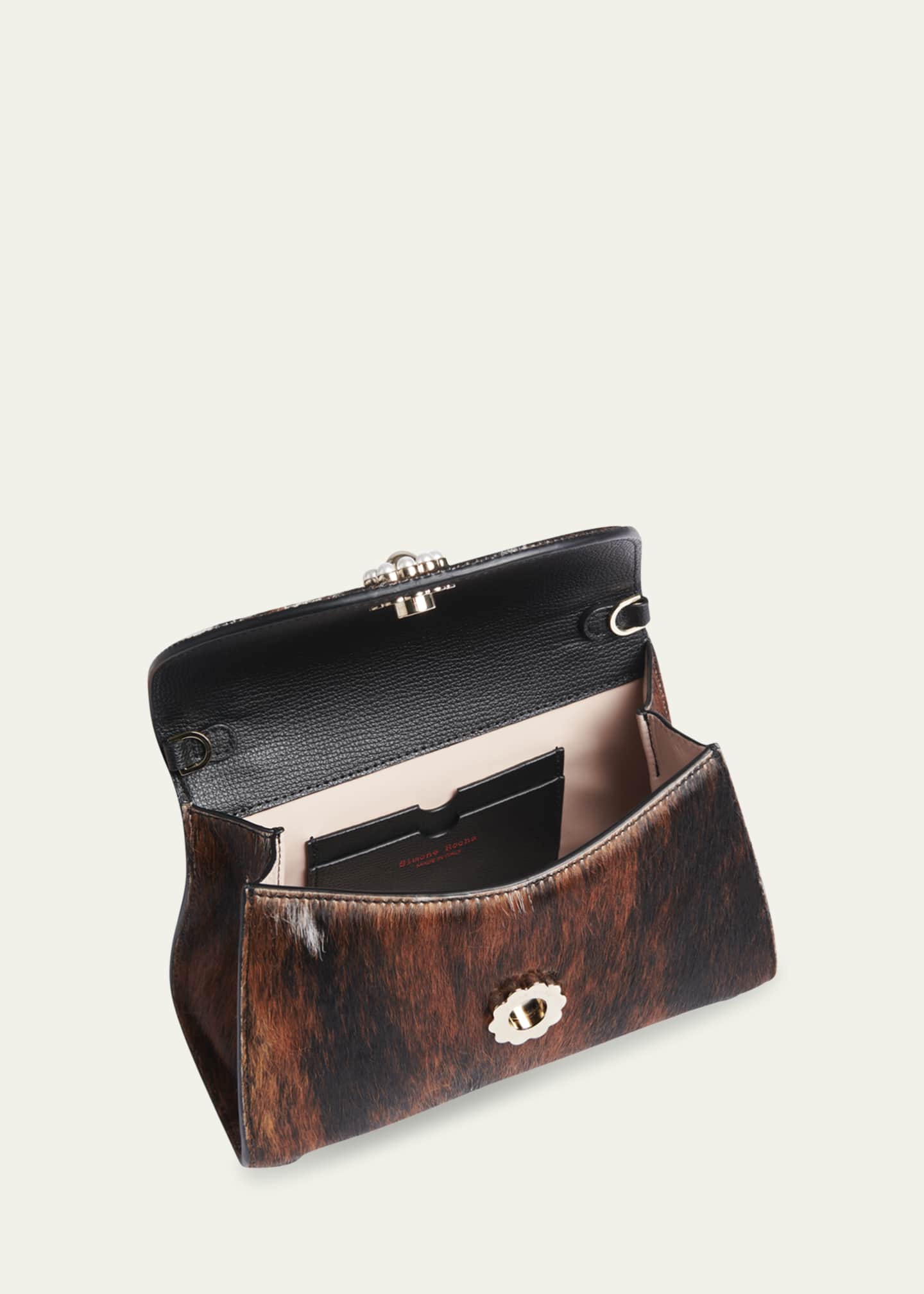 Simone Rocha Valentine Calf Hair Pochette Crossbody Bag Image 2 of 2