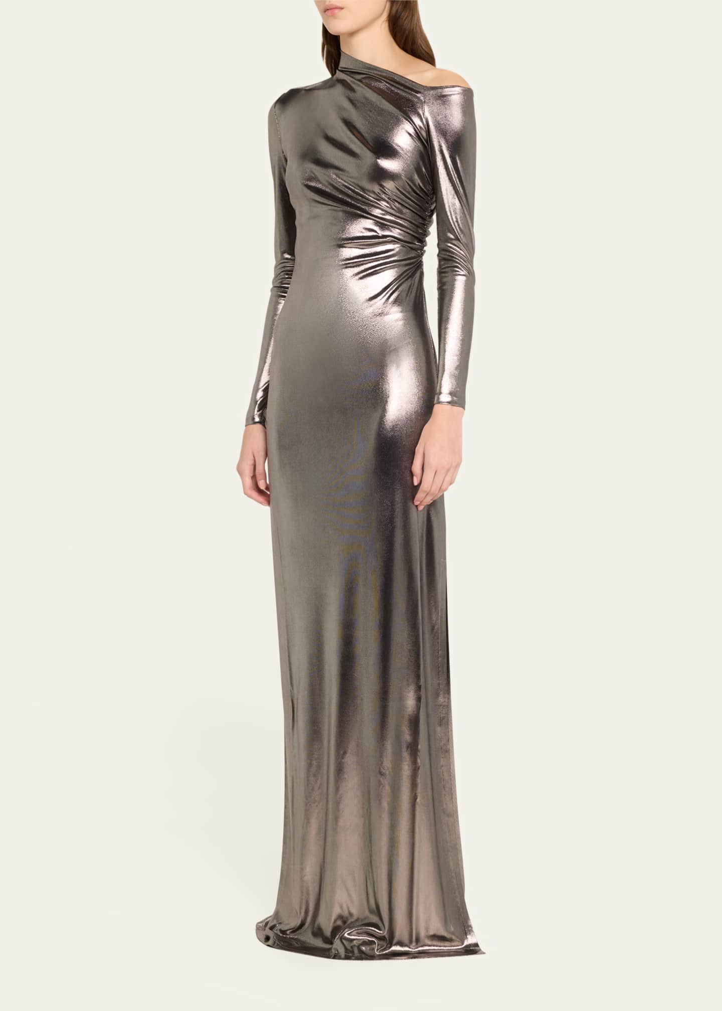 Ralph lauren long sleeve gown discount