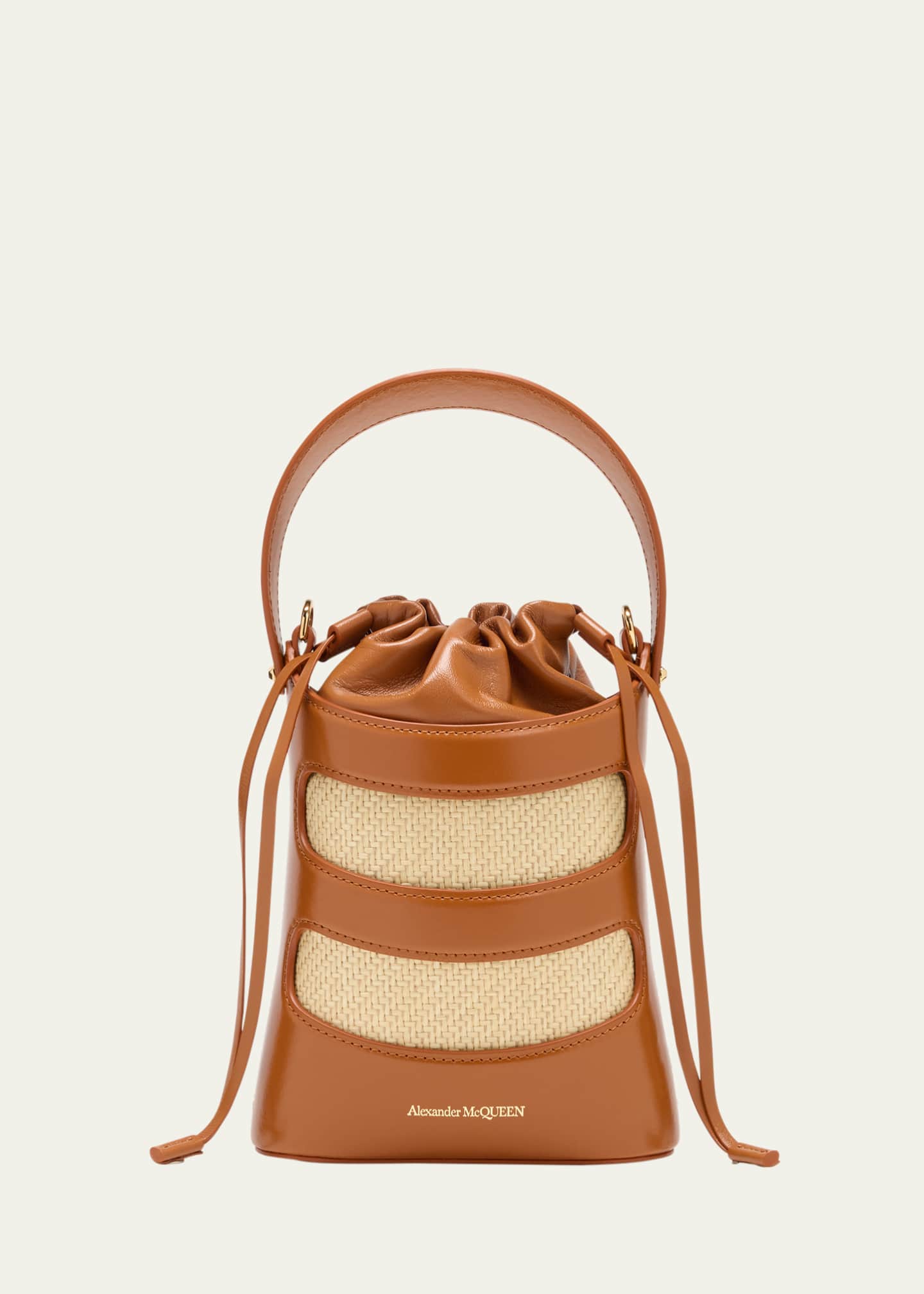 Alexander mcqueen small bucket bag sales