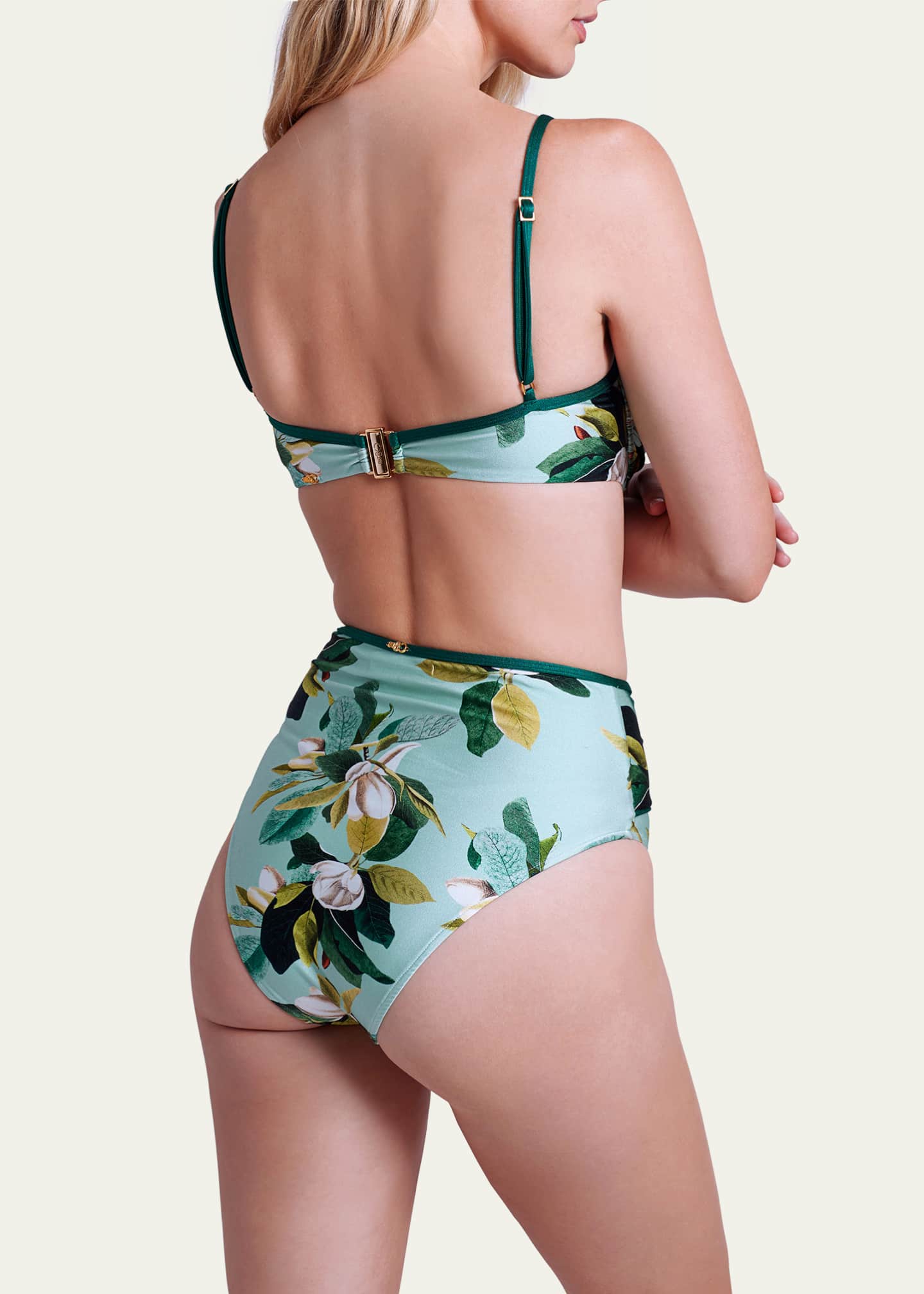 PatBO Magnolia High-Leg Bikini Bottoms Image 3 of 3