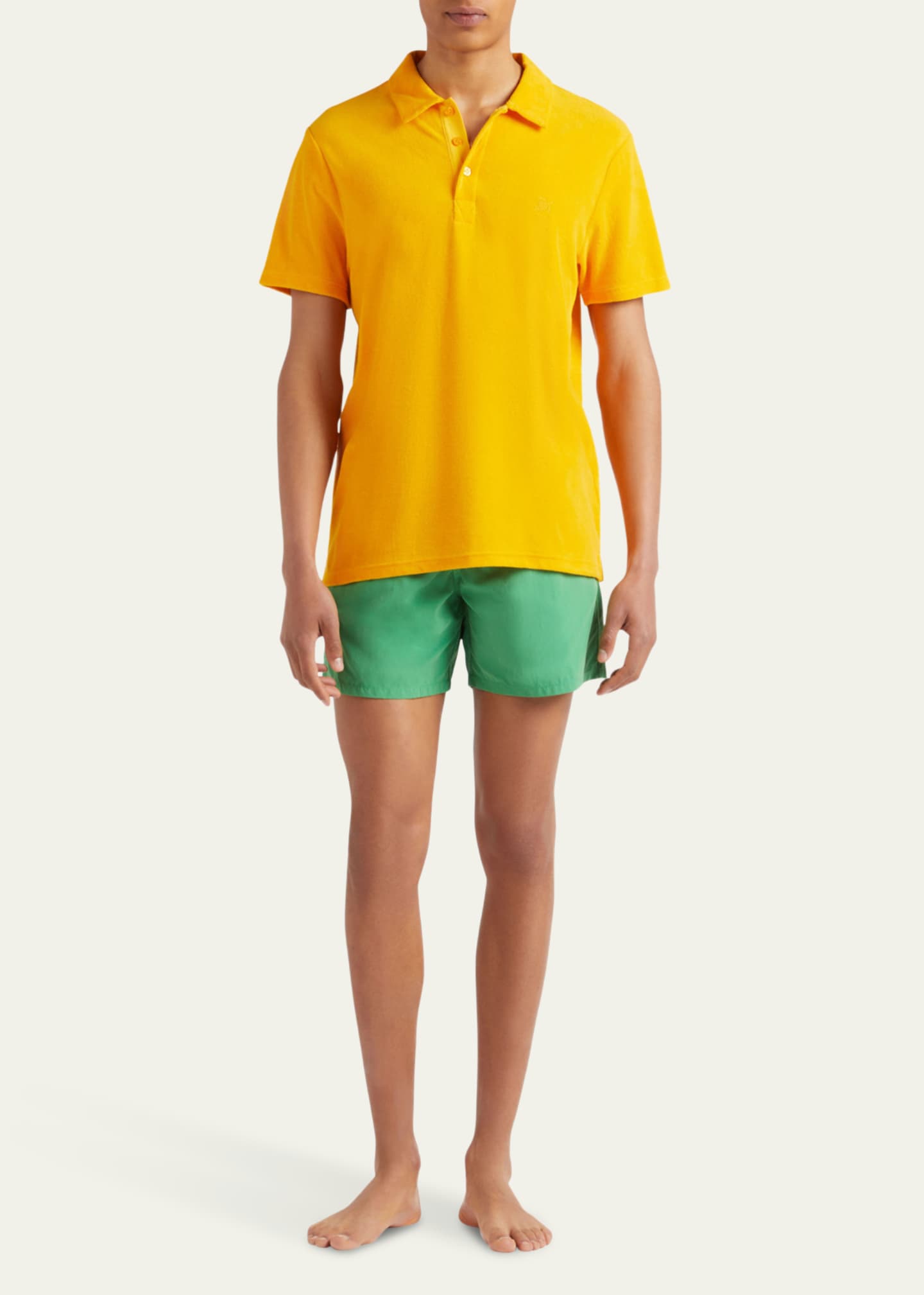 Vilebrequin Men's Organic Terry Polo Shirt Image 2 of 3
