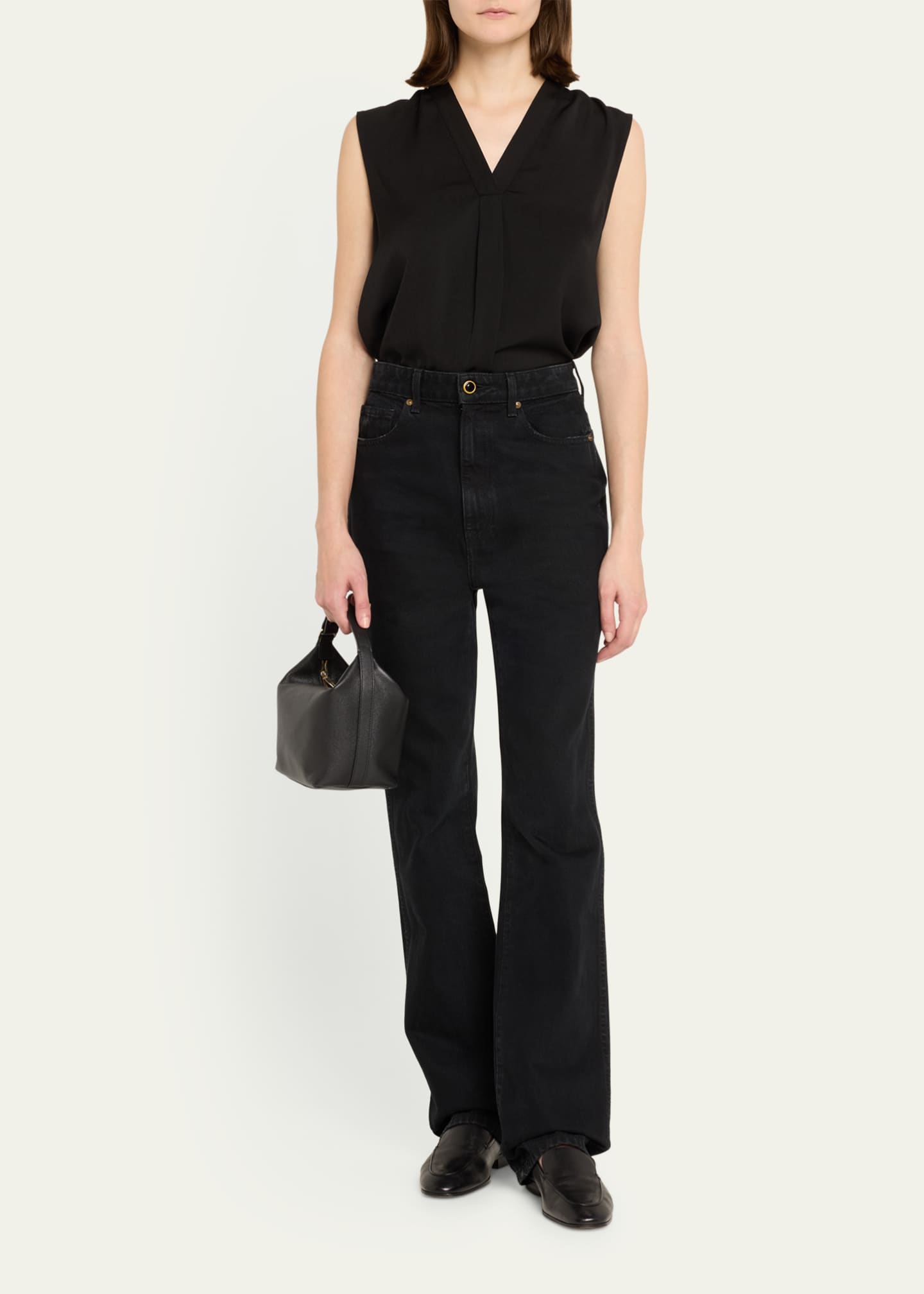 Valextra Mochi Pouch Calfskin Top-Handle Bag Image 5 of 6