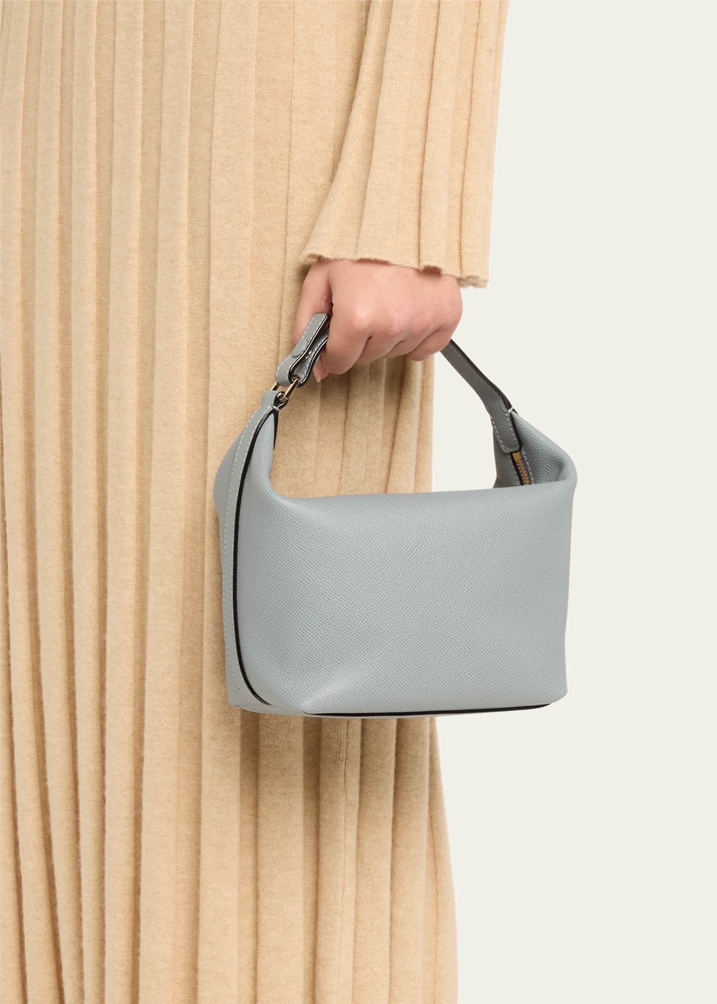 Valextra Mochi Pouch Calfskin Top-Handle Bag Image 2 of 6