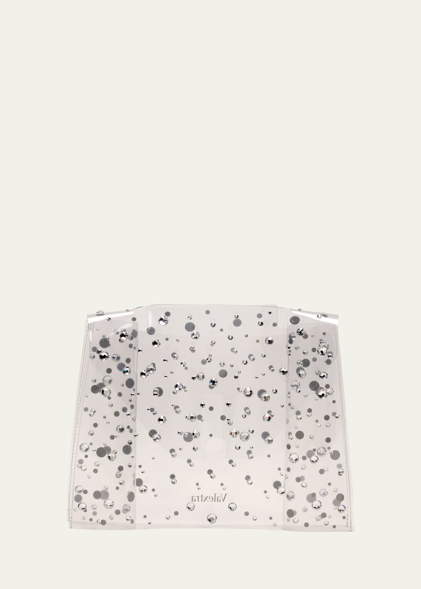 Valextra Iside Mini Clear Embellished Raincoat Bag Cover Image 1 of 3