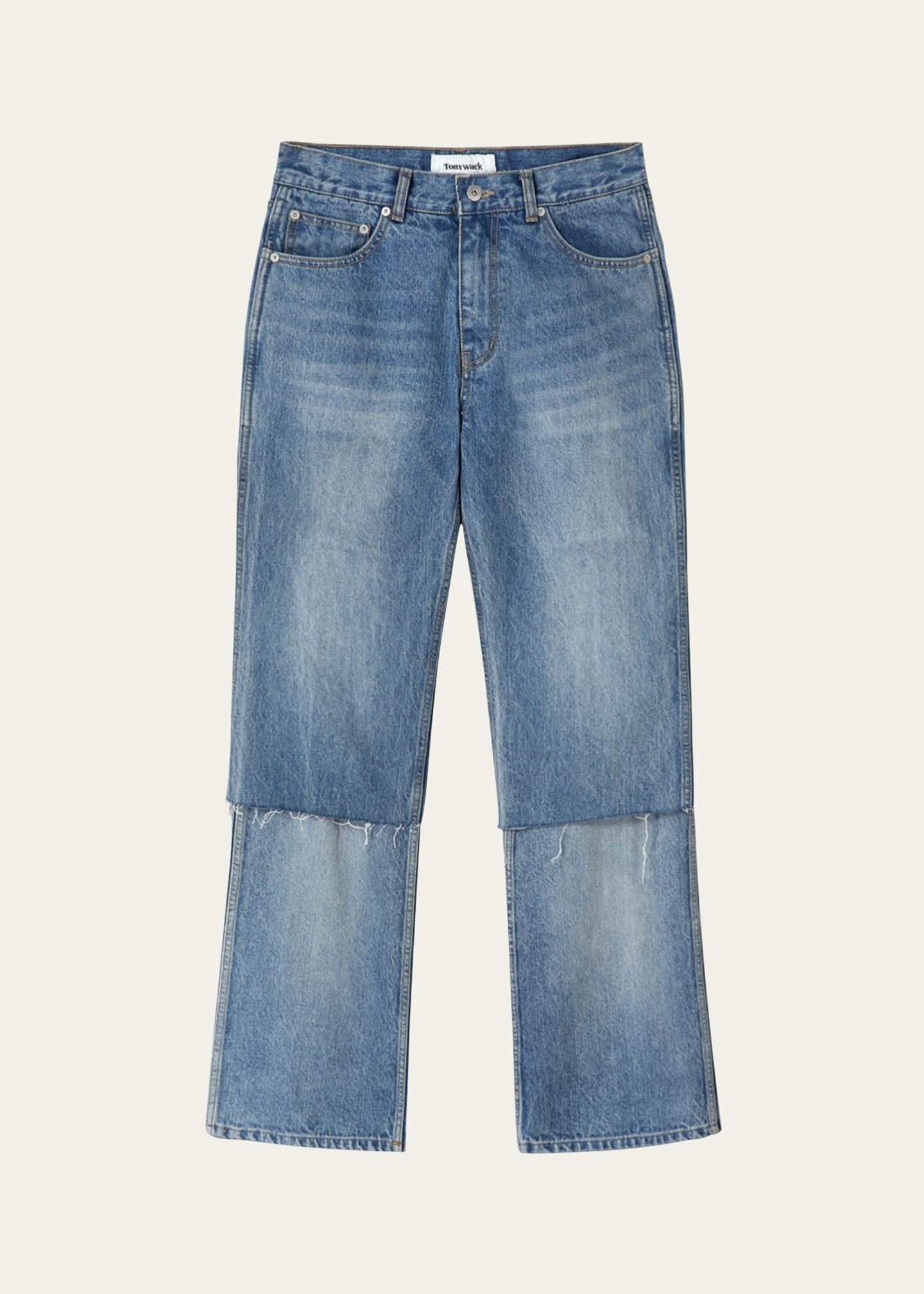 TONYWACK Layered Straight-Leg Jeans Image 1 of 4