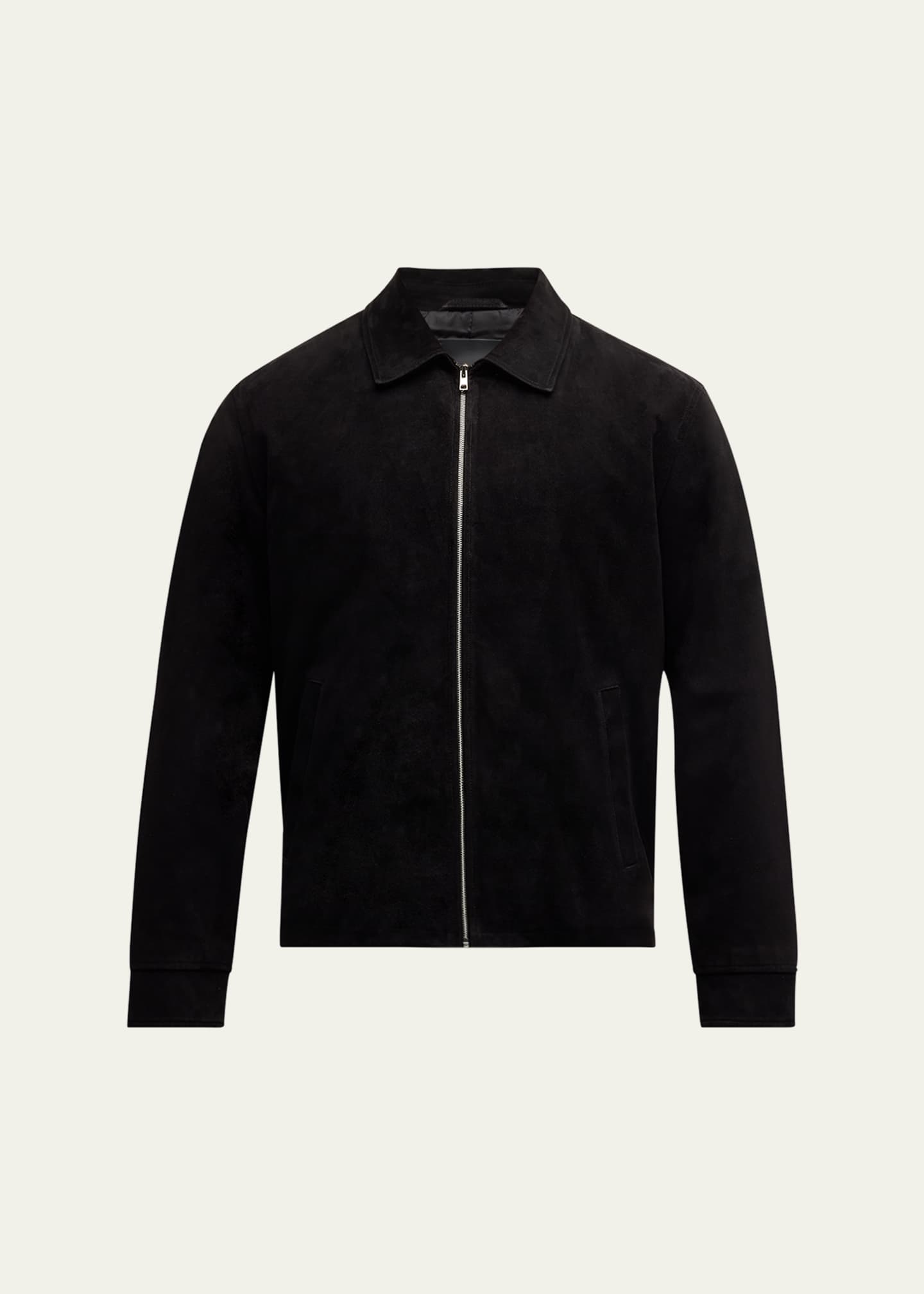 Theory Men's Hazelton Leather Blouson Jacket - Bergdorf Goodman