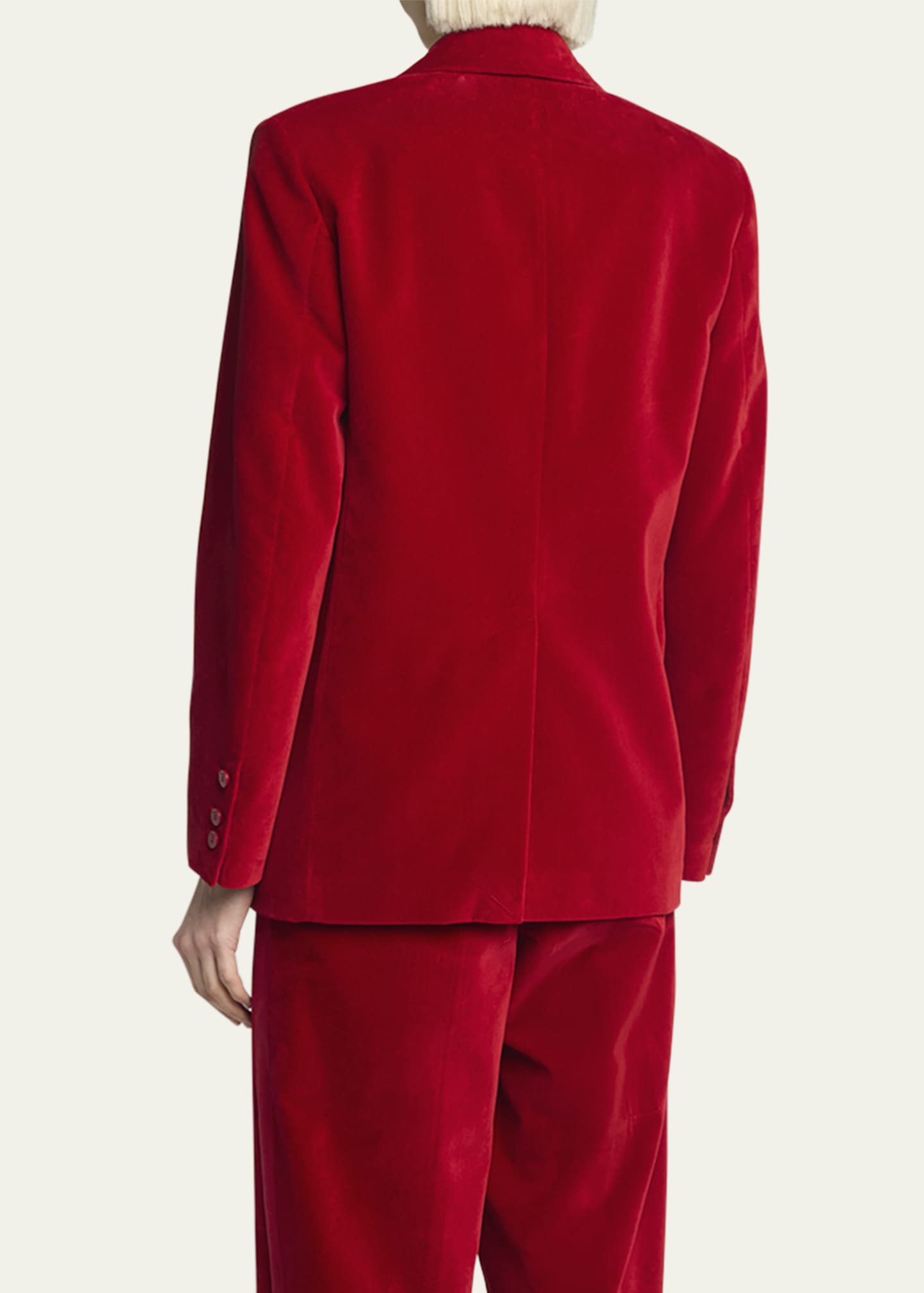 JW Anderson Velvet Single Breasted Jacket Image 3 of 5