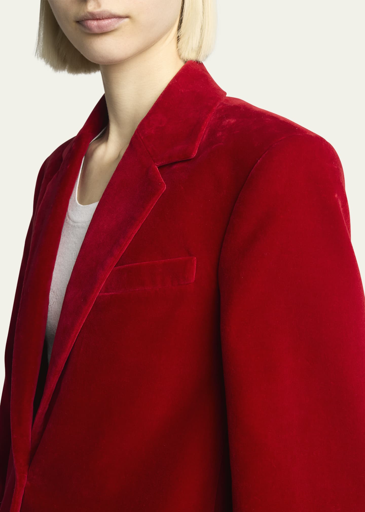 JW Anderson Velvet Single Breasted Jacket Image 5 of 5