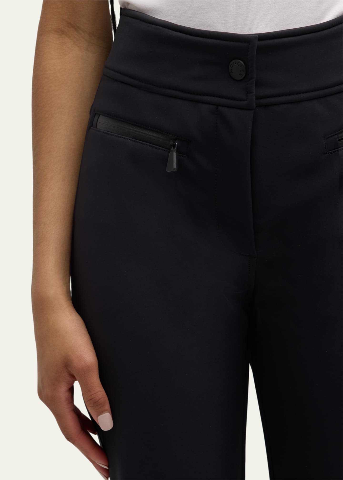 Moncler Grenoble Stretch Fitted Ski Trousers Image 5 of 5