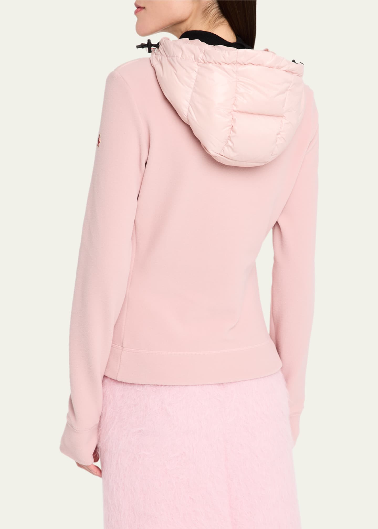 Moncler Grenoble Puffer Polar Fleece Zip-Up Cardigan Image 3 of 5