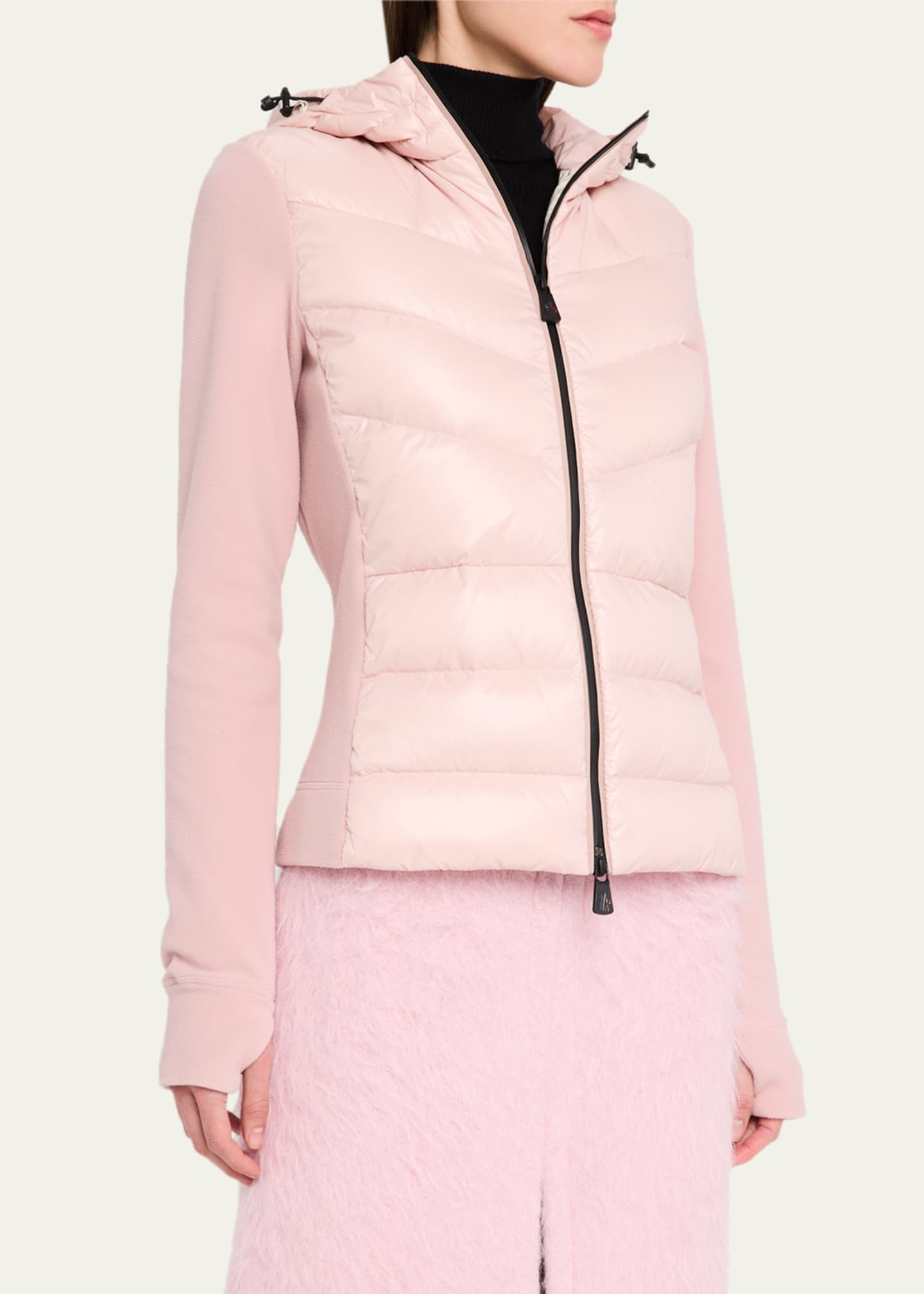 Moncler Grenoble Puffer Polar Fleece Zip-Up Cardigan Image 4 of 5