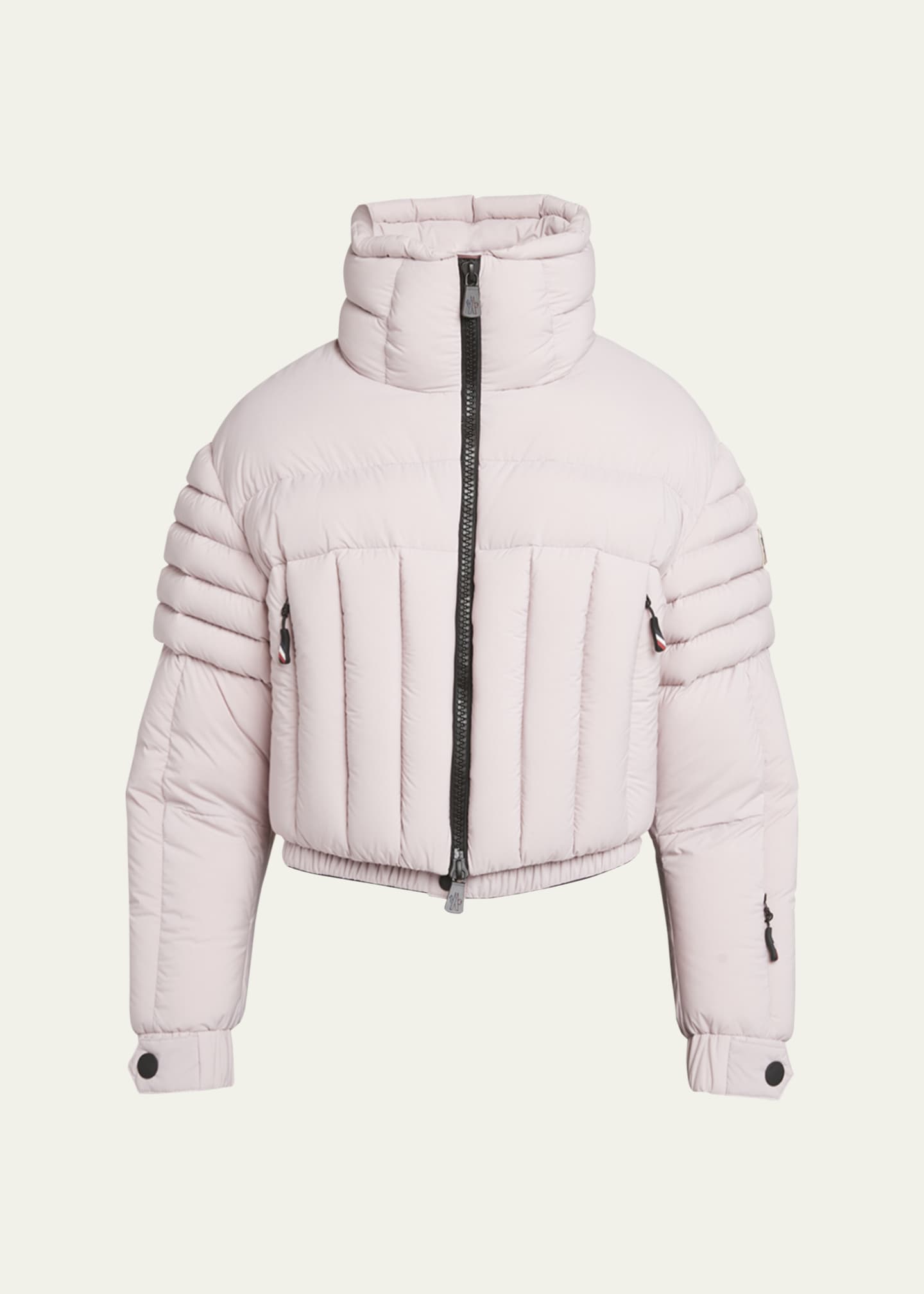 Moncler Grenoble Flims Cropped Puffer Bomber Jacket Image 1 of 5