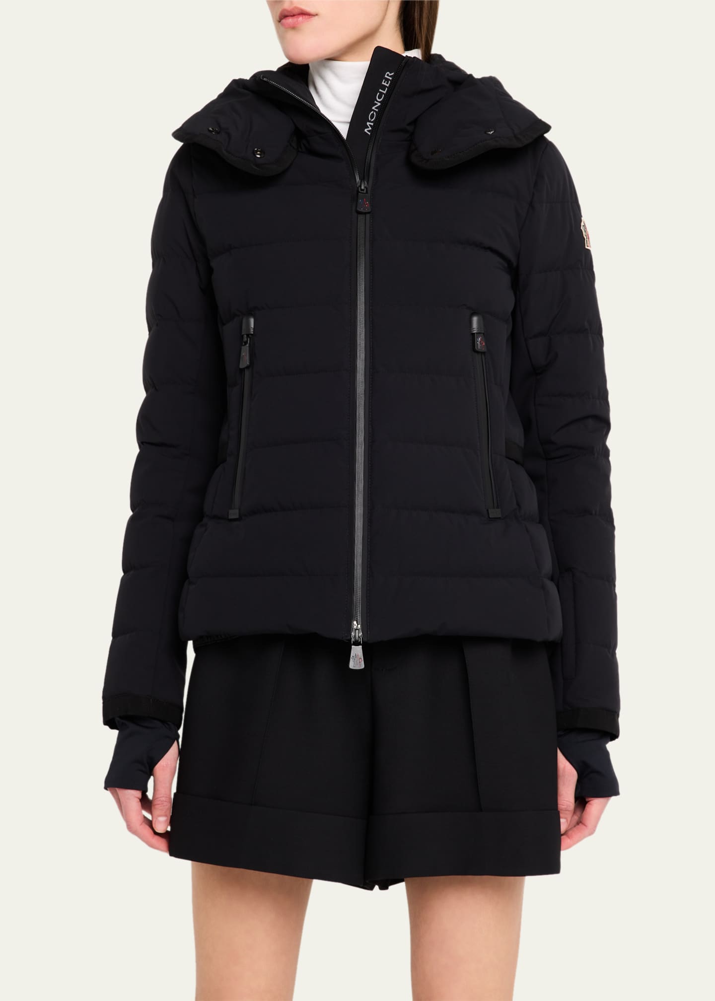 Moncler Grenoble Lamoura Hooded Down Ski Jacket Image 4 of 5