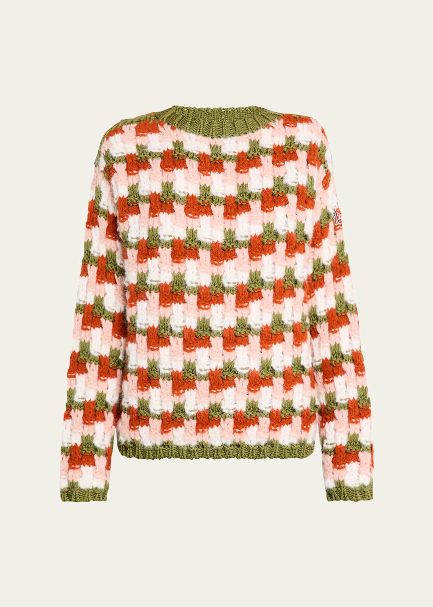 Moncler Grenoble Alpaca-Blend Crewneck Sweater Image 1 of 5