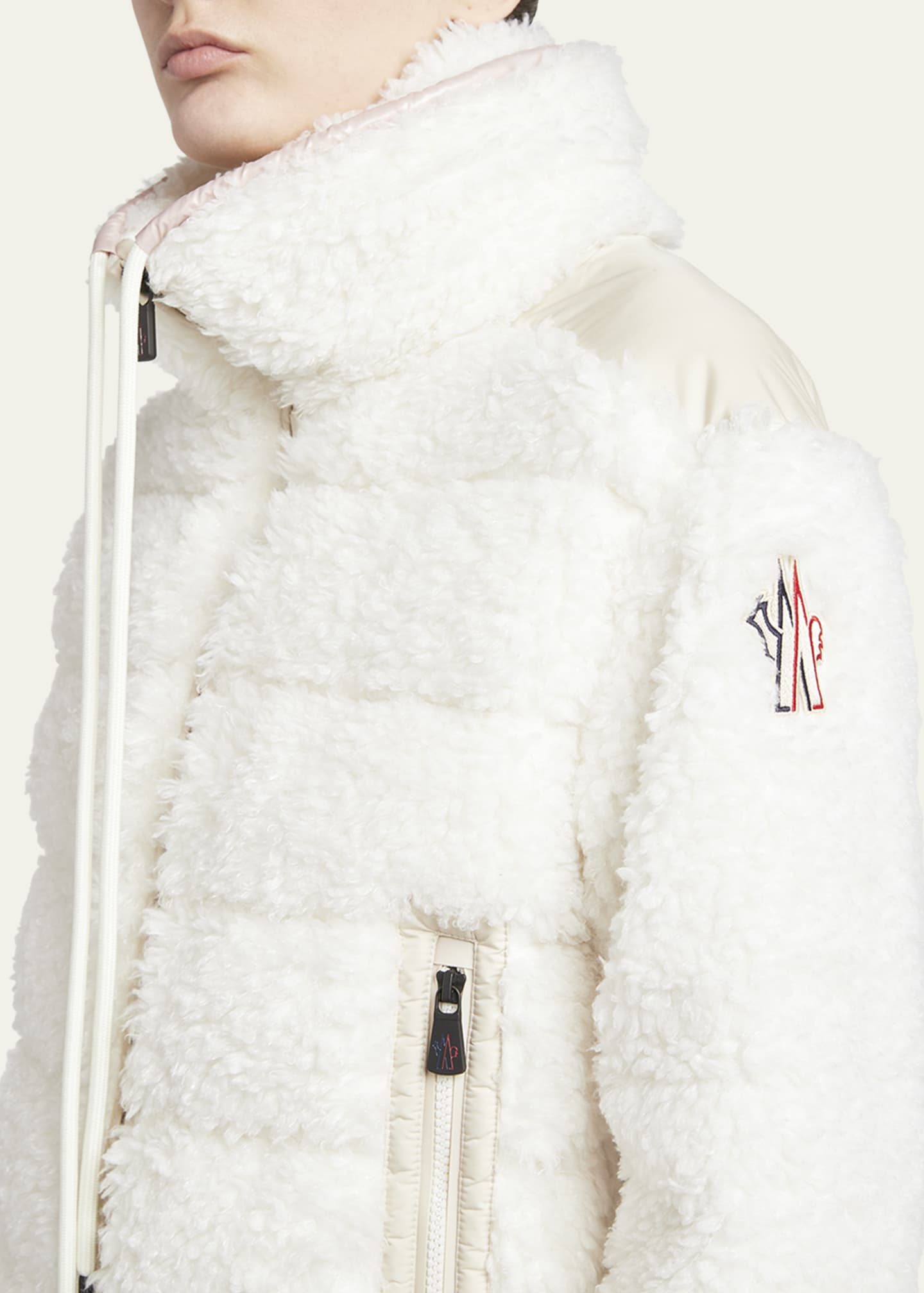 Moncler Grenoble Teddy Fleece Puffer Jacket Image 5 of 5