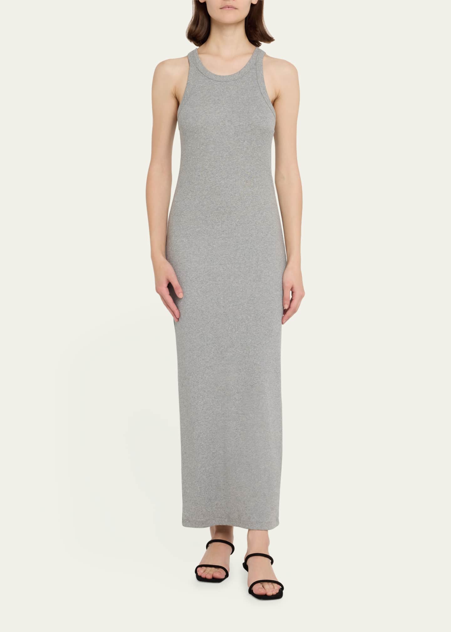 Toteme Curved Rib Knit Tank Dress Image 2 of 4