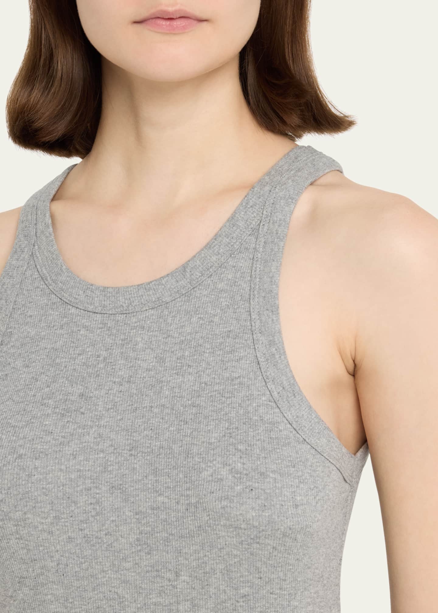 Toteme Curved Rib Knit Tank Dress Image 4 of 4