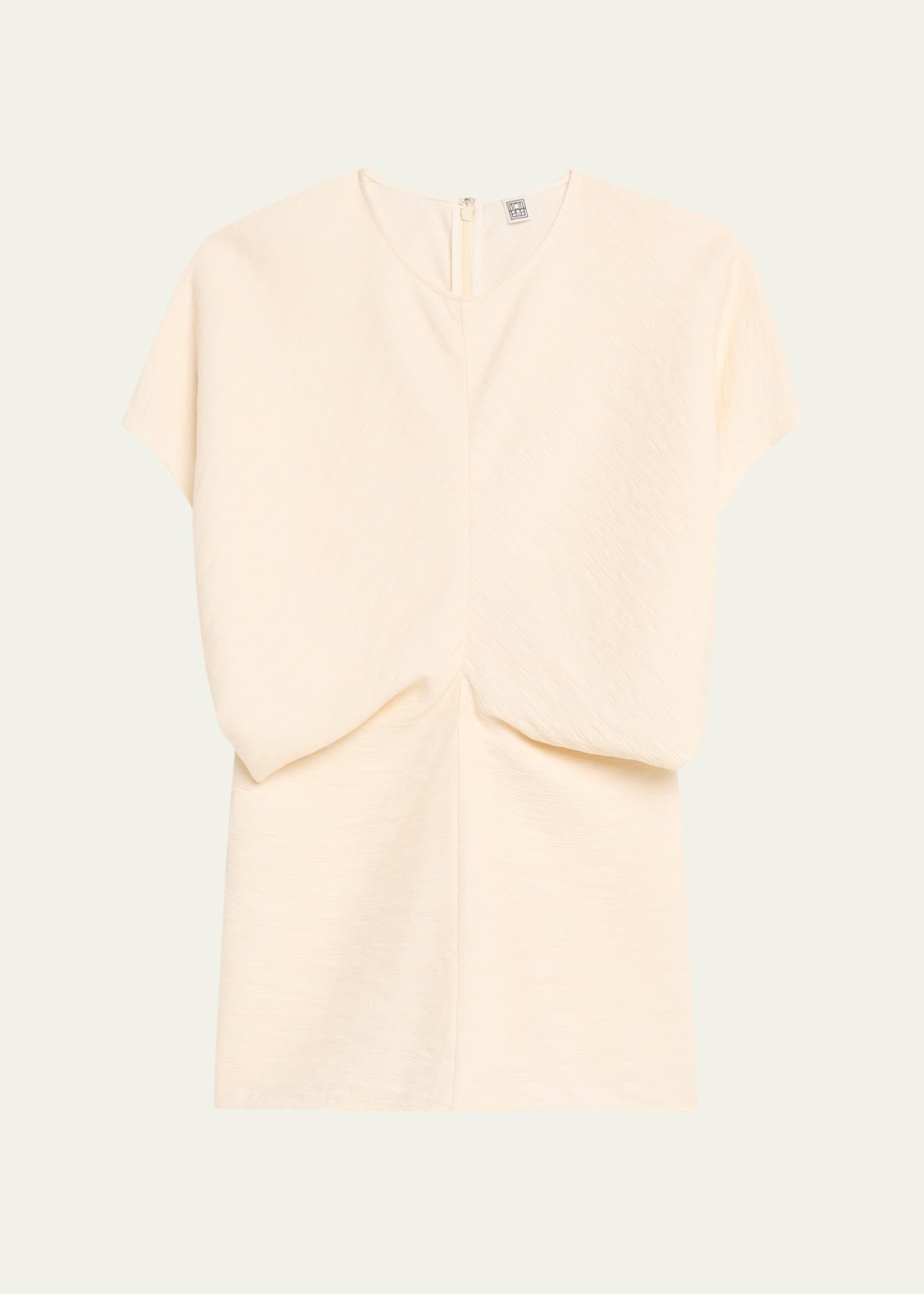 Toteme Slouch Waist Short-Sleeve Top Image 1 of 5