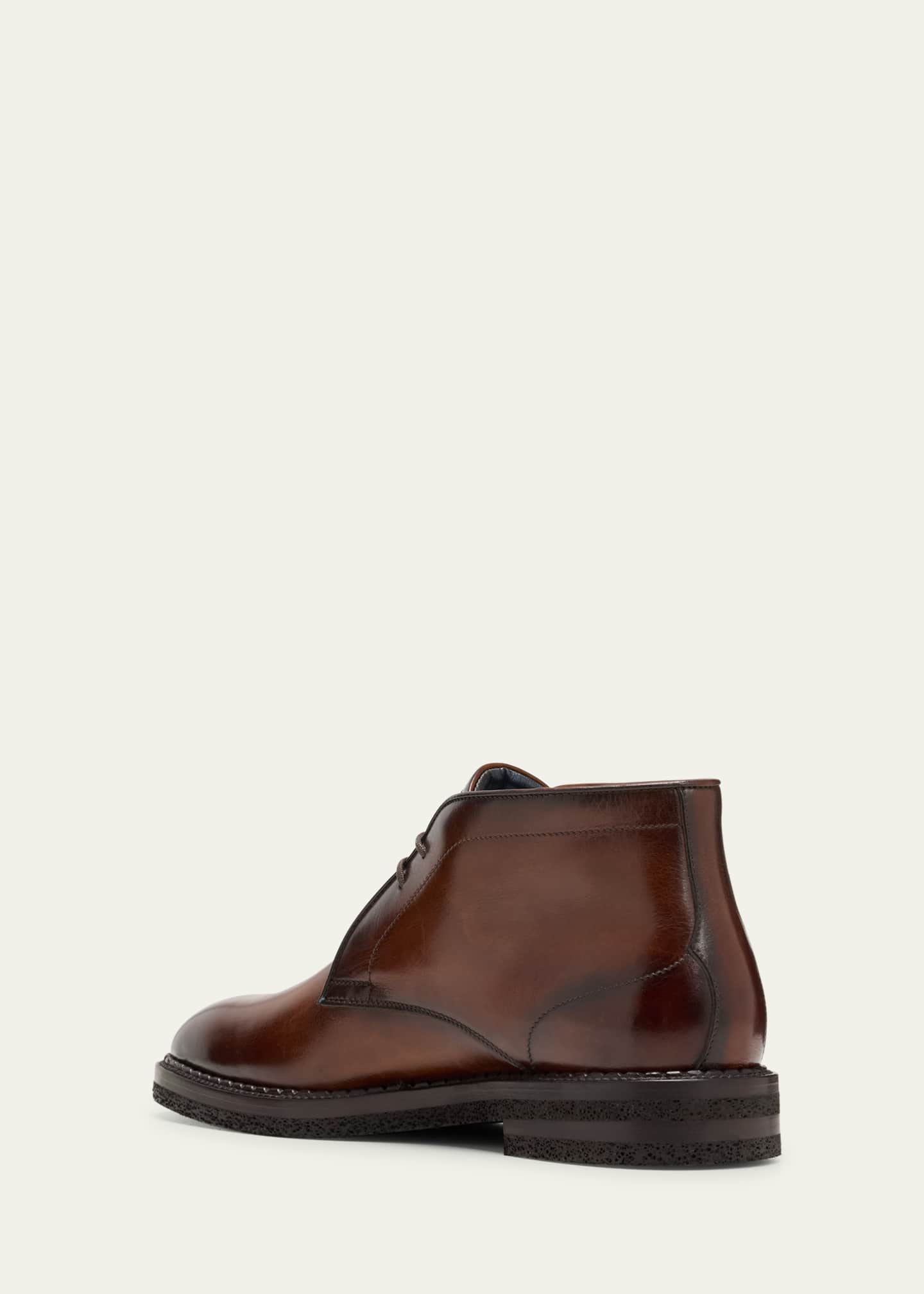 di Bianco Men s Calgara Leather Chukka Boots Bergdorf Goodman