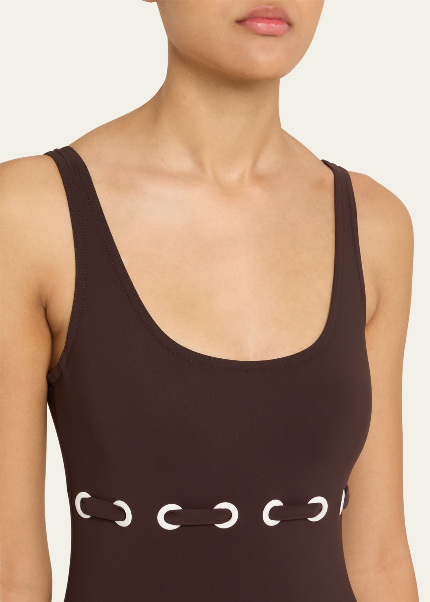 Karla Colletto Lulu Silent Underwire One-Piece Swimsuit Image 4 of 4