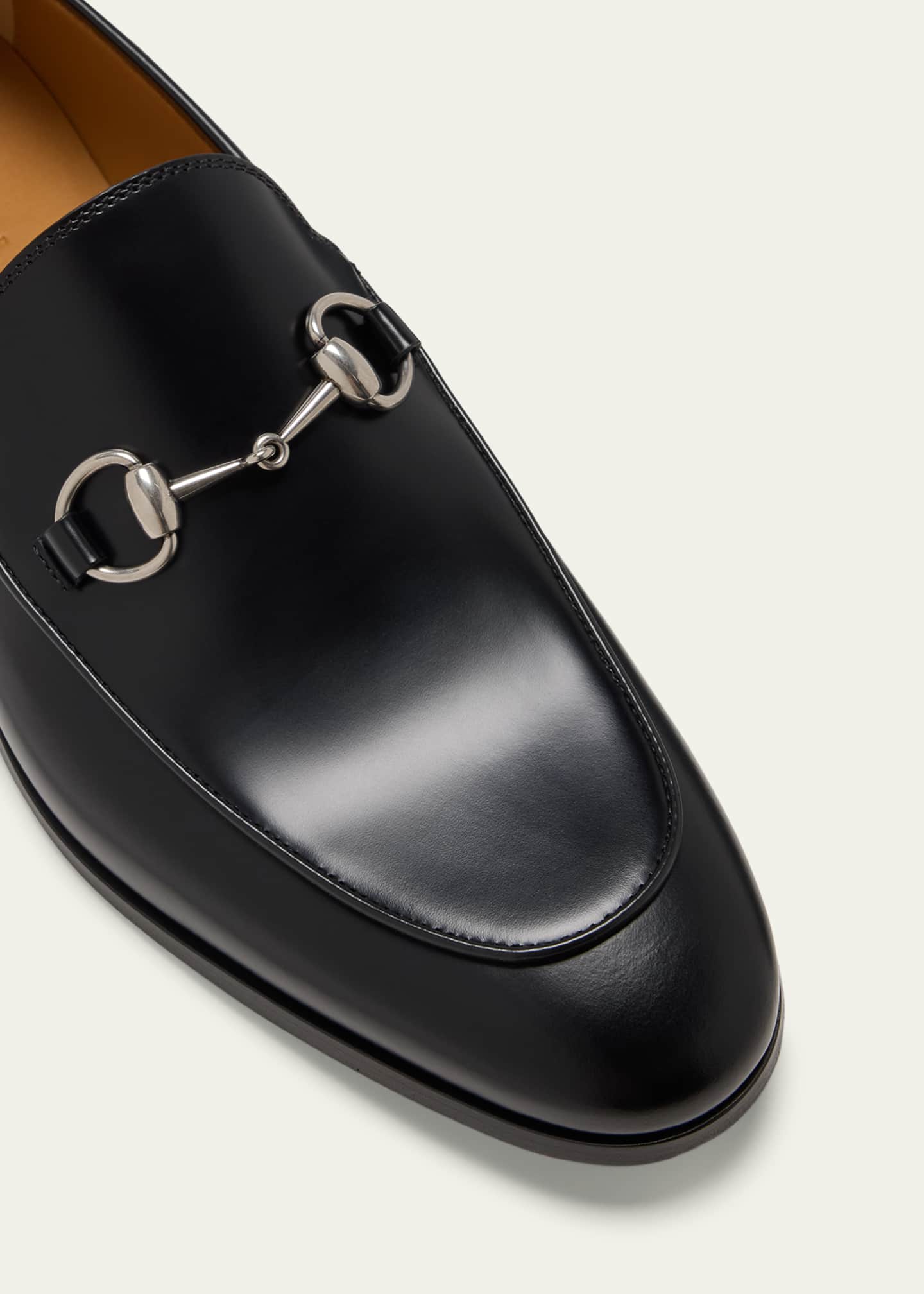 Gucci Men's Next Bit Leather Loafers Image 3 of 4