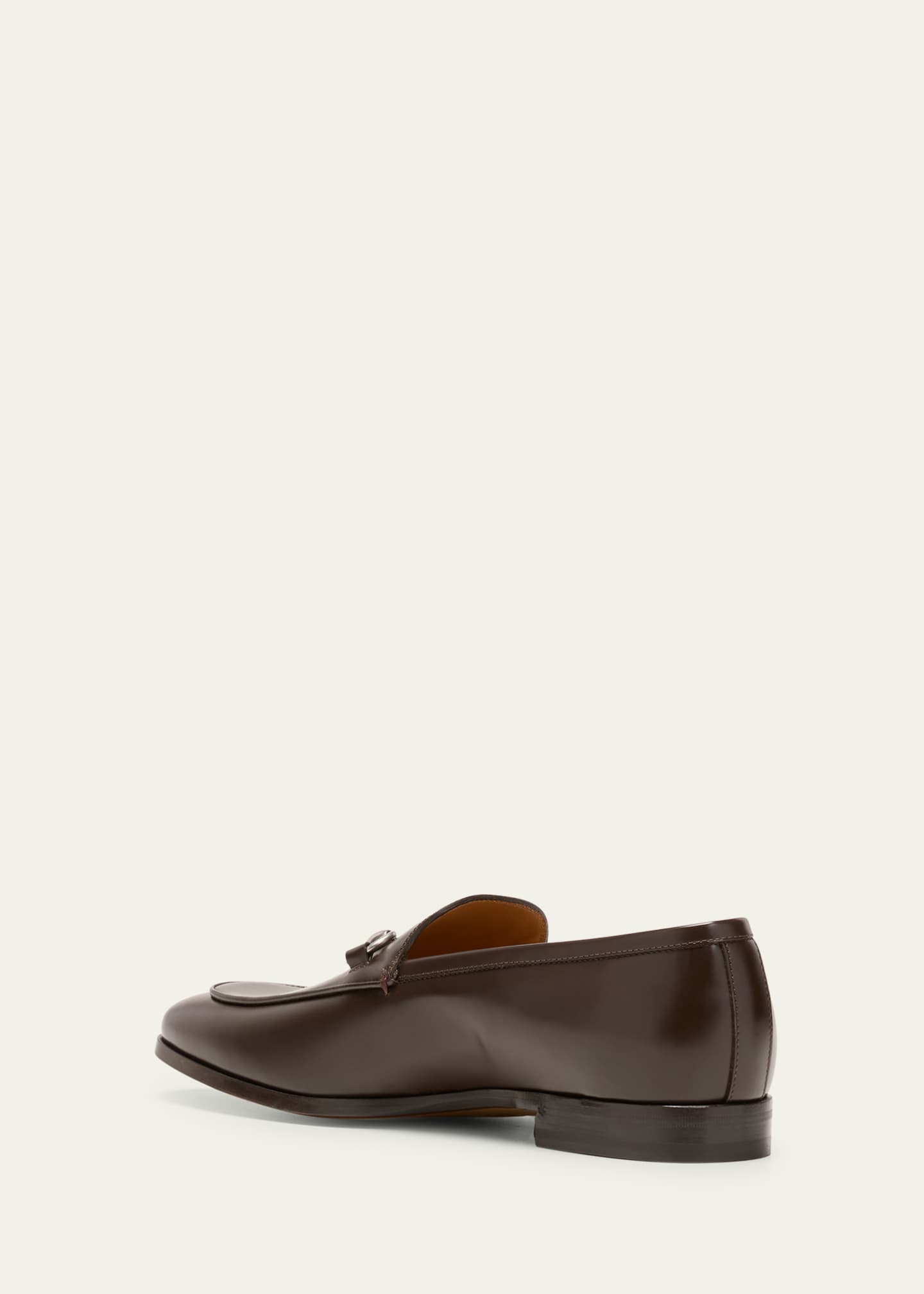 Gucci Men's Next Bit Leather Loafers Image 2 of 3
