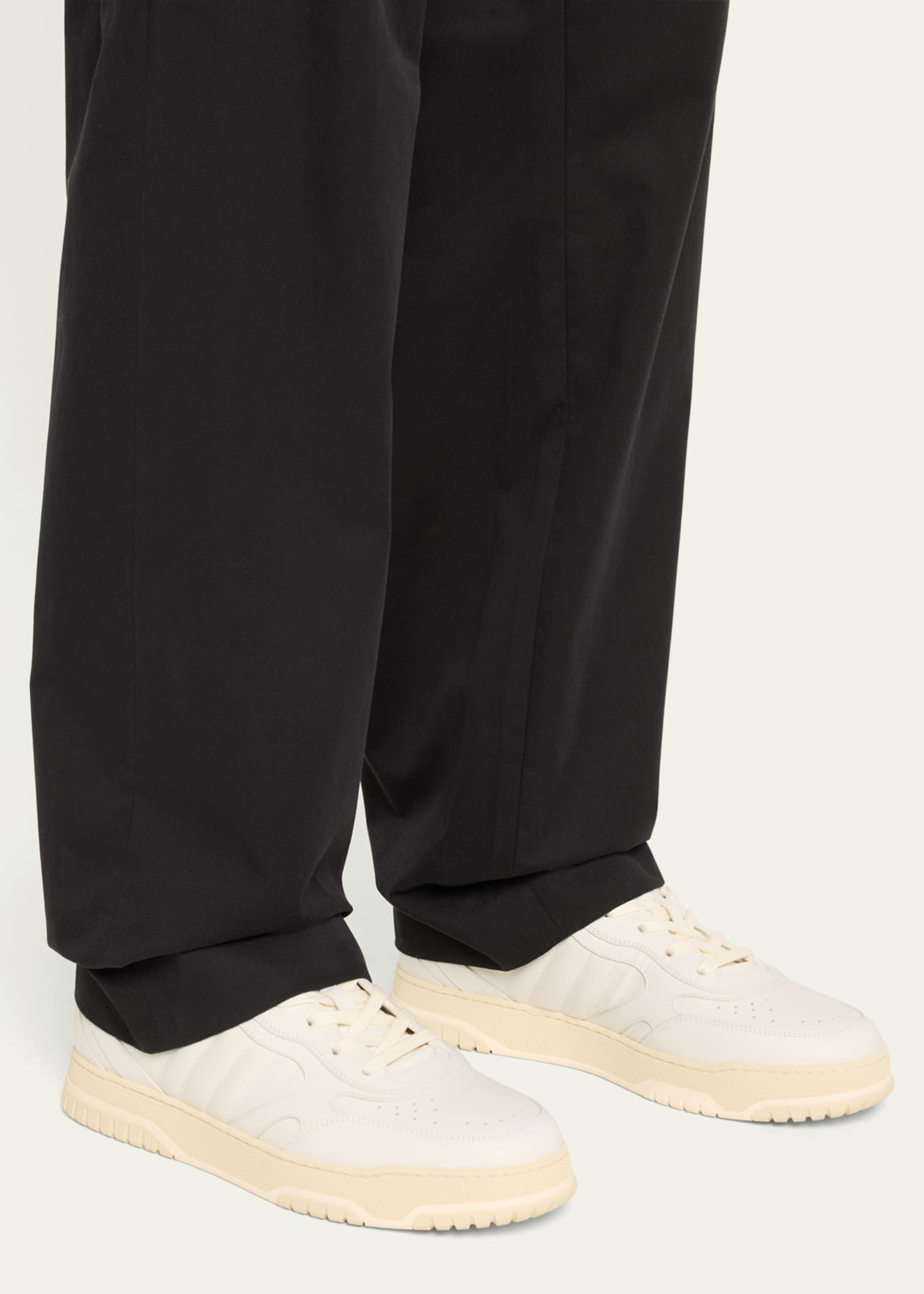 Gucci Men's Re-Web Bball Calf Sneakers Image 2 of 5