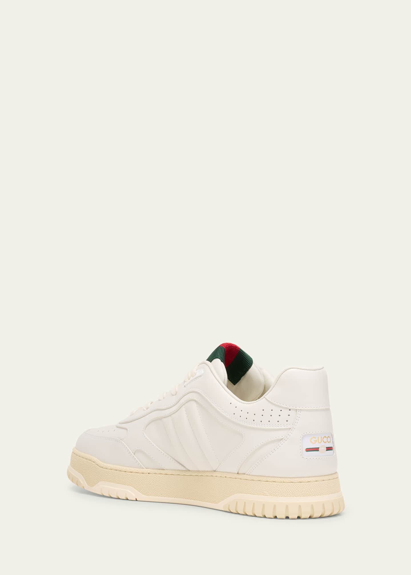 Gucci Men's Re-Web Bball Calf Sneakers Image 4 of 5