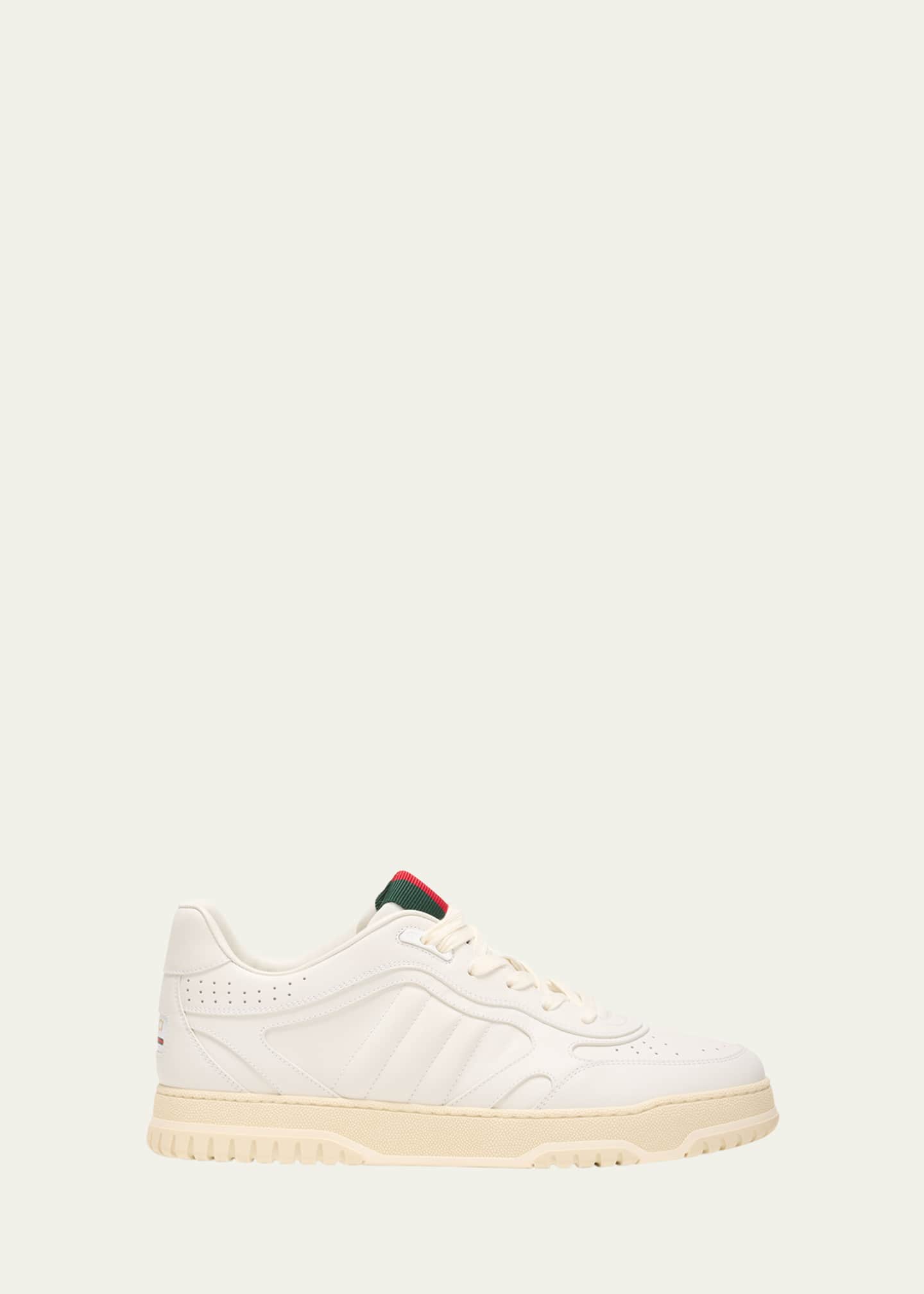 Gucci Men's Re-Web Bball Calf Sneakers Image 1 of 5