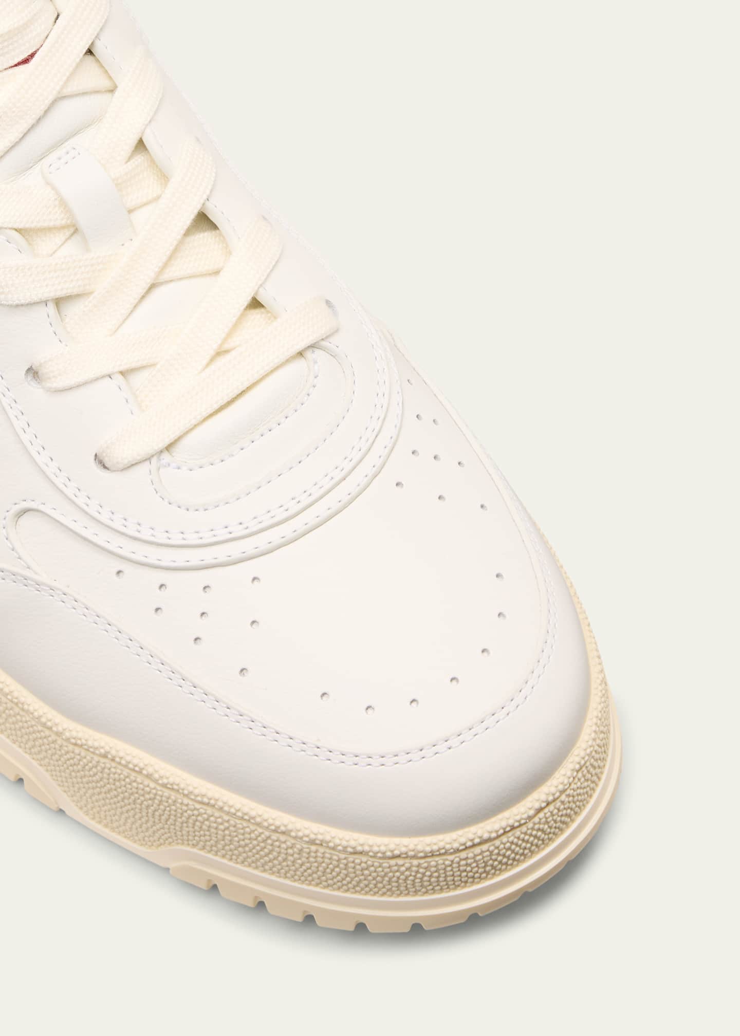 Gucci Men's Re-Web Bball Calf Sneakers Image 5 of 5