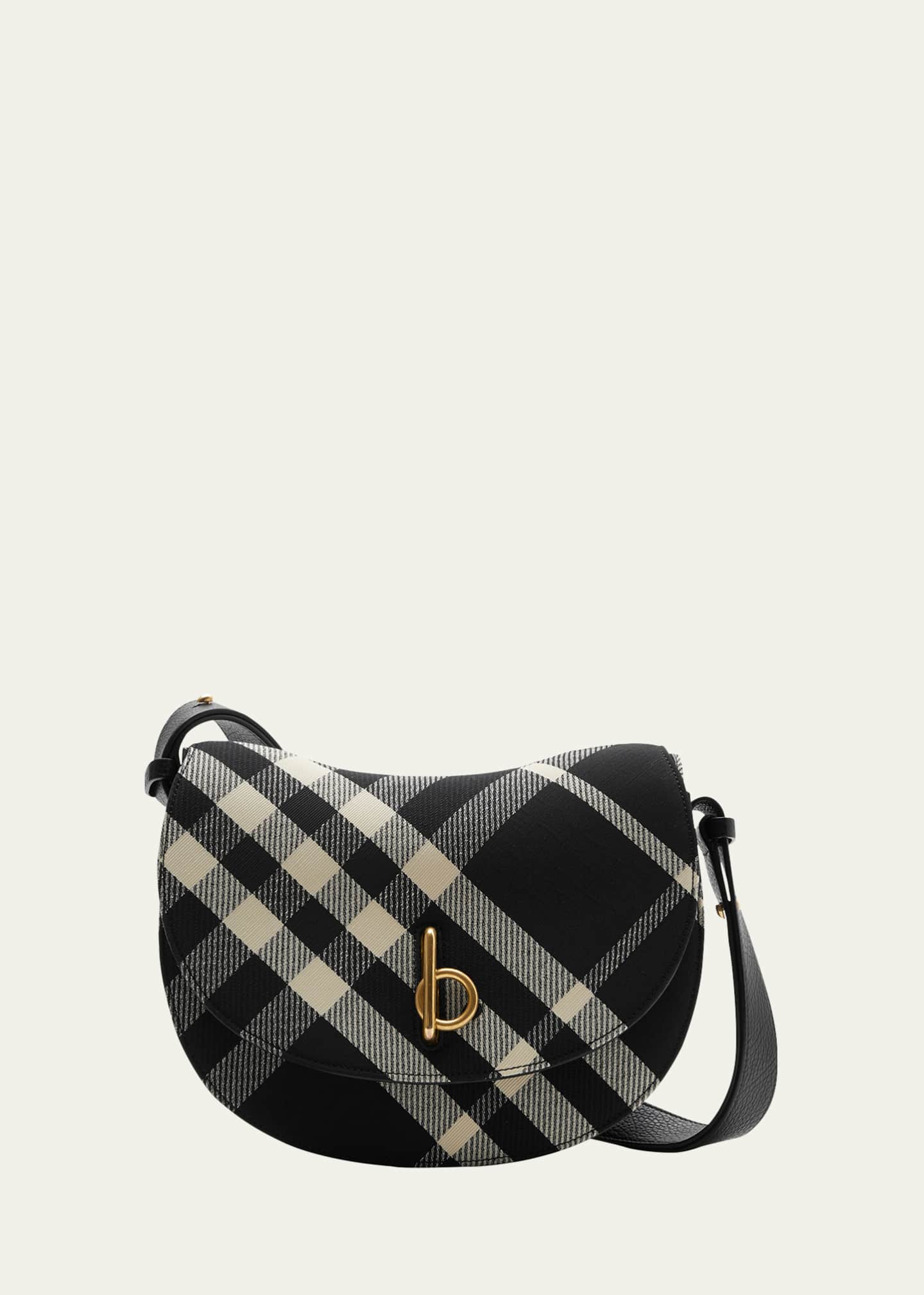 Burberry Women s Medium Rocking Horse Bag Black Shoulder Bags