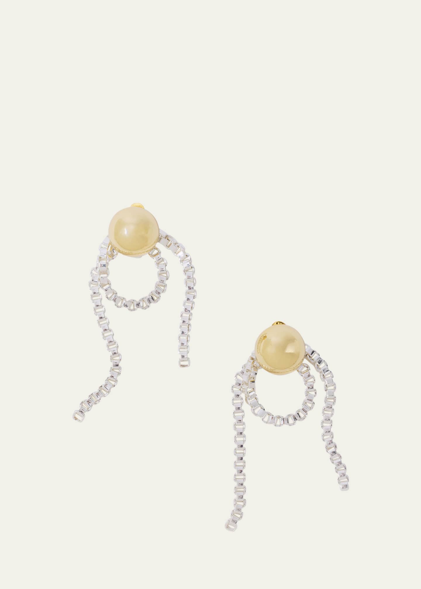 PEARL OCTOPUSS.Y Chain Loop Earrings Bergdorf Goodman