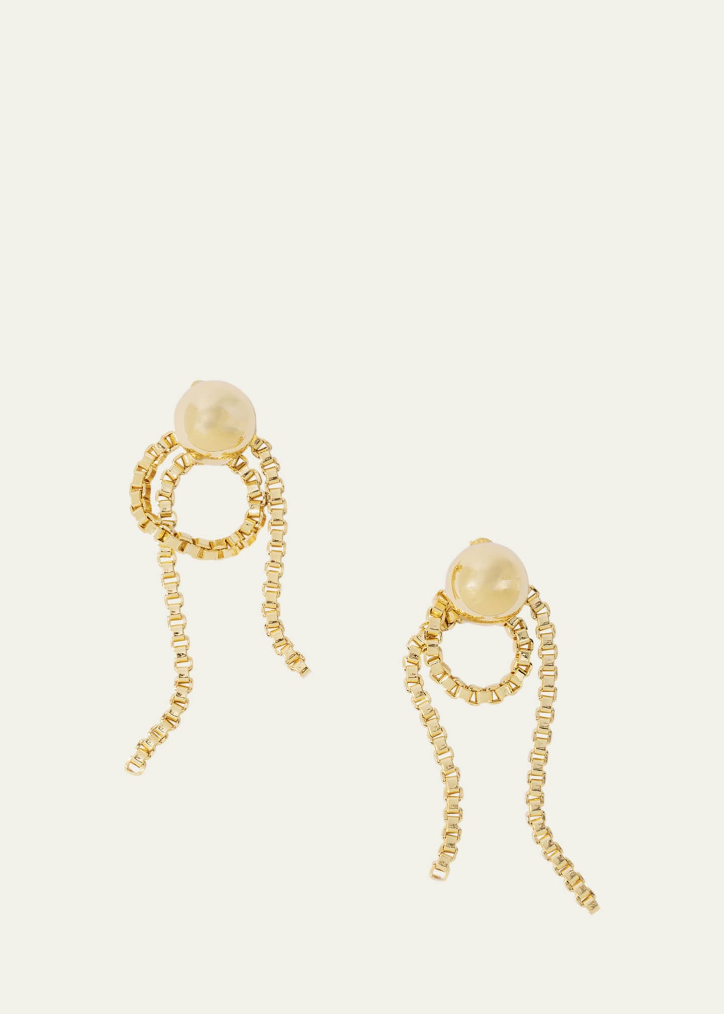 PEARL OCTOPUSS.Y Chain Loop Earrings Bergdorf Goodman
