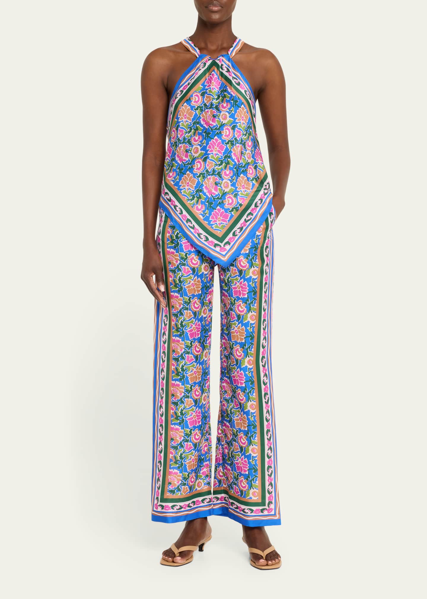 Veronica Beard Grigore Floral Pants Image 2 of 5