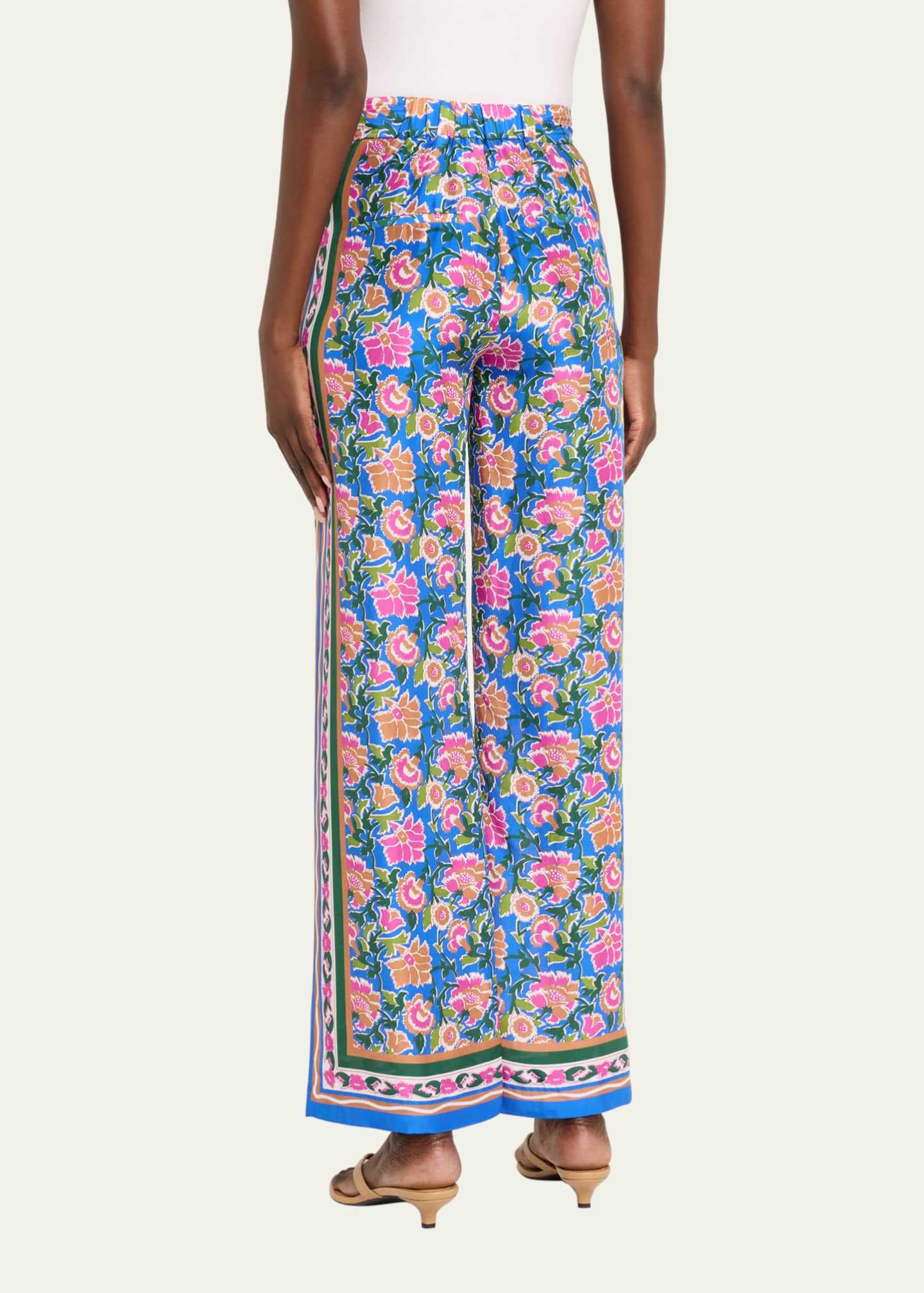 Veronica Beard Grigore Floral Pants Image 3 of 5
