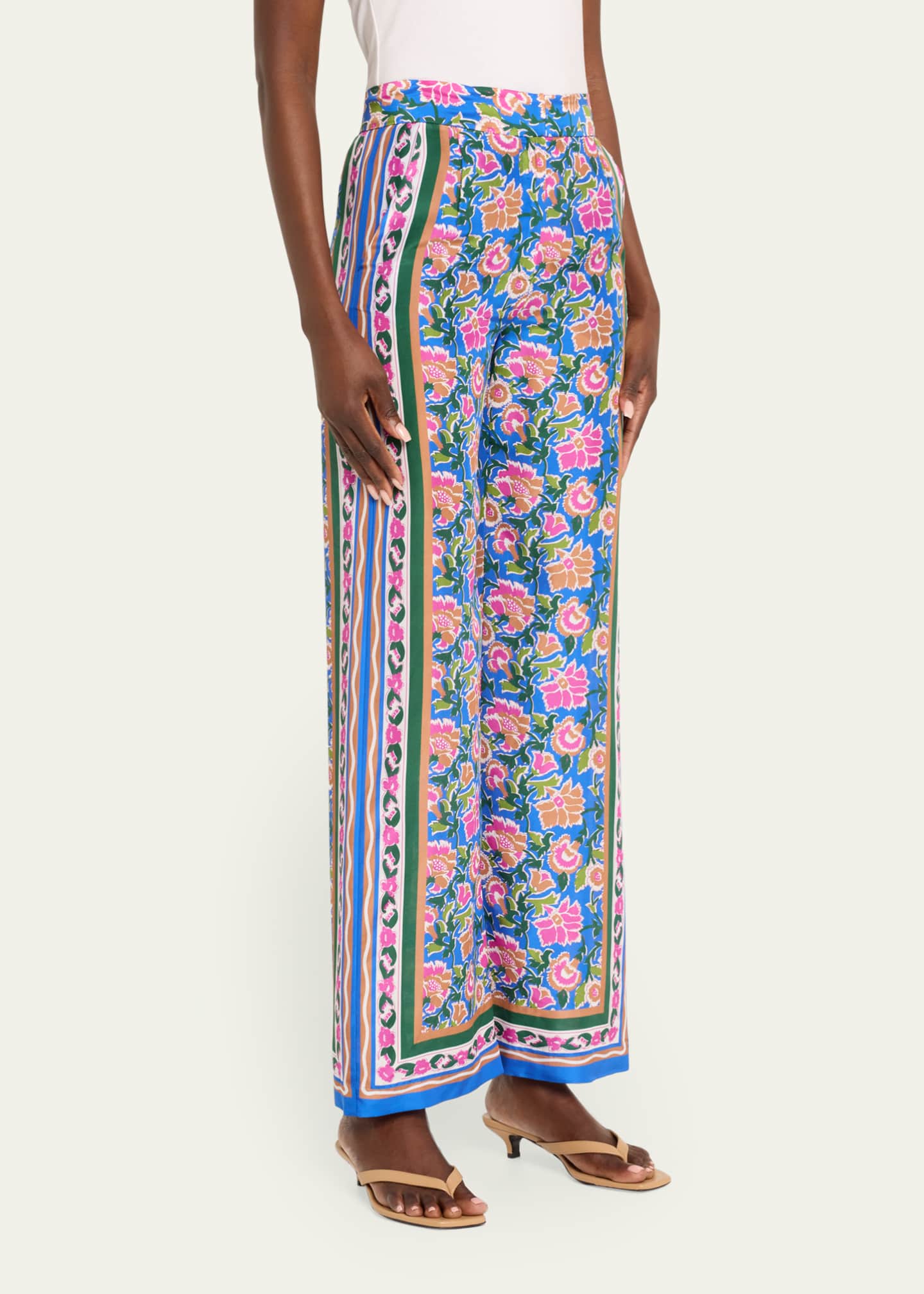 Veronica Beard Grigore Floral Pants Image 4 of 5