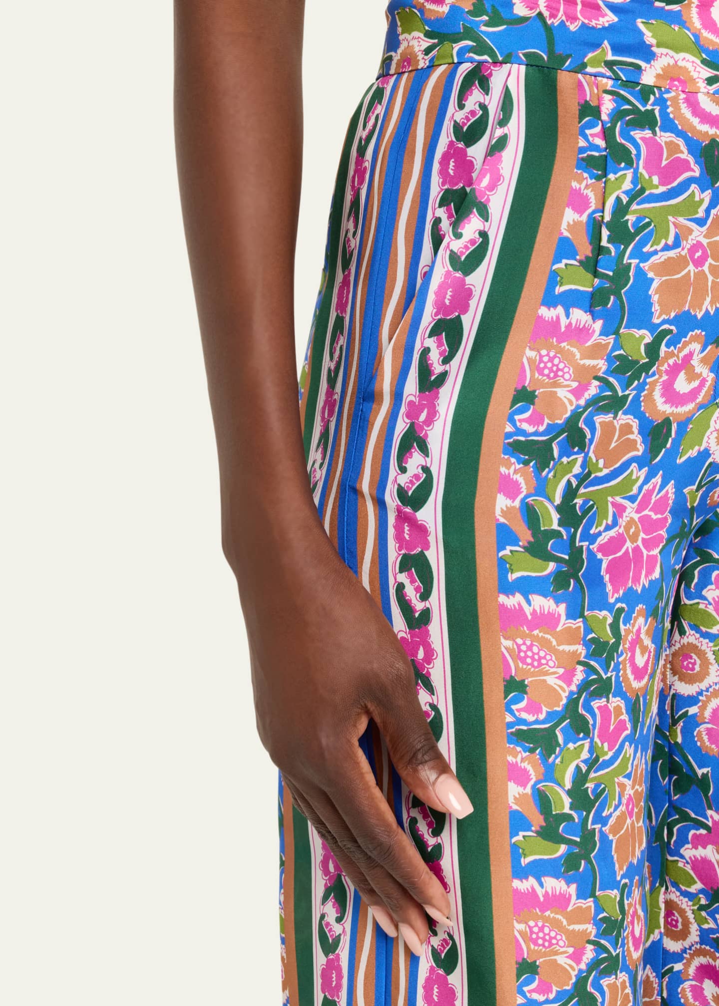 Veronica Beard Grigore Floral Pants Image 5 of 5