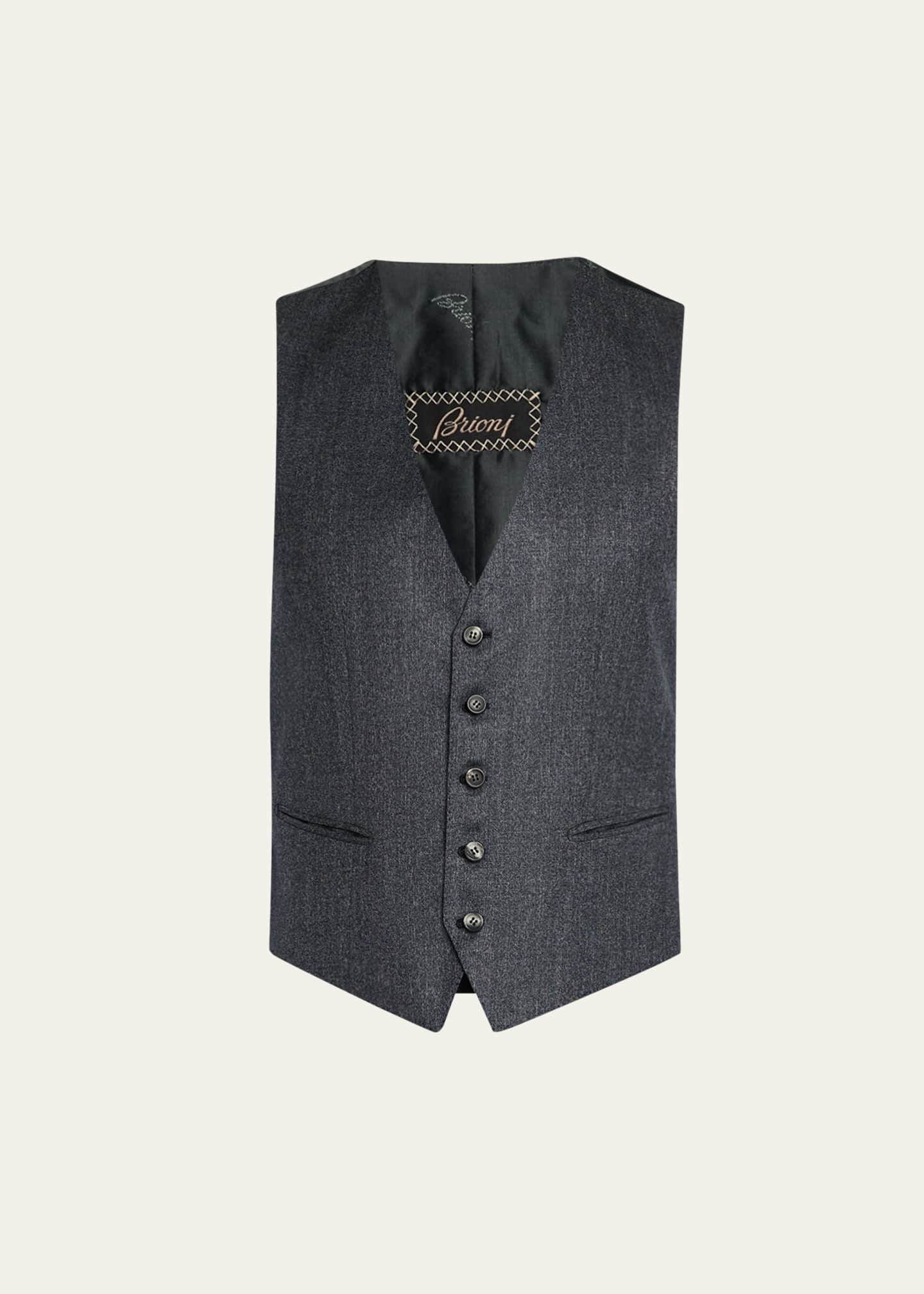Brioni Men's Brun Suit Separate Vest Image 1 of 5