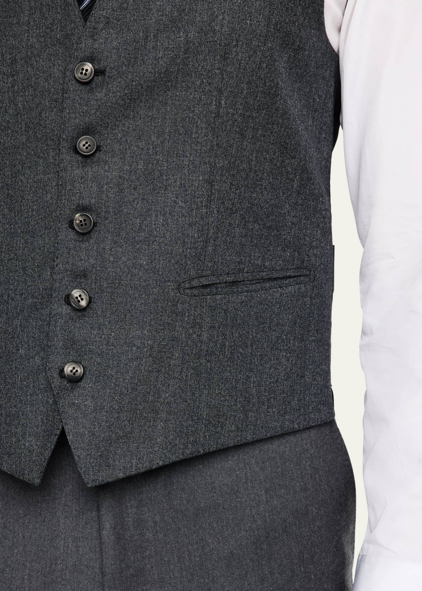 Brioni Men's Brun Suit Separate Vest Image 5 of 5
