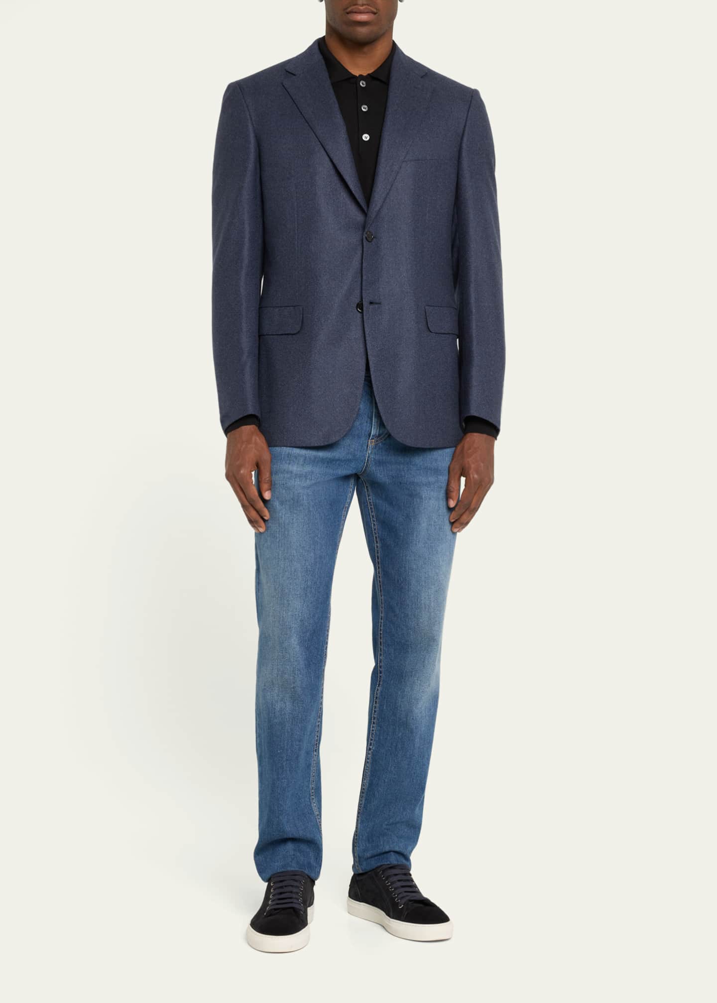 Brioni Men's Ravello 180s Twill Sport Coat Image 2 of 5