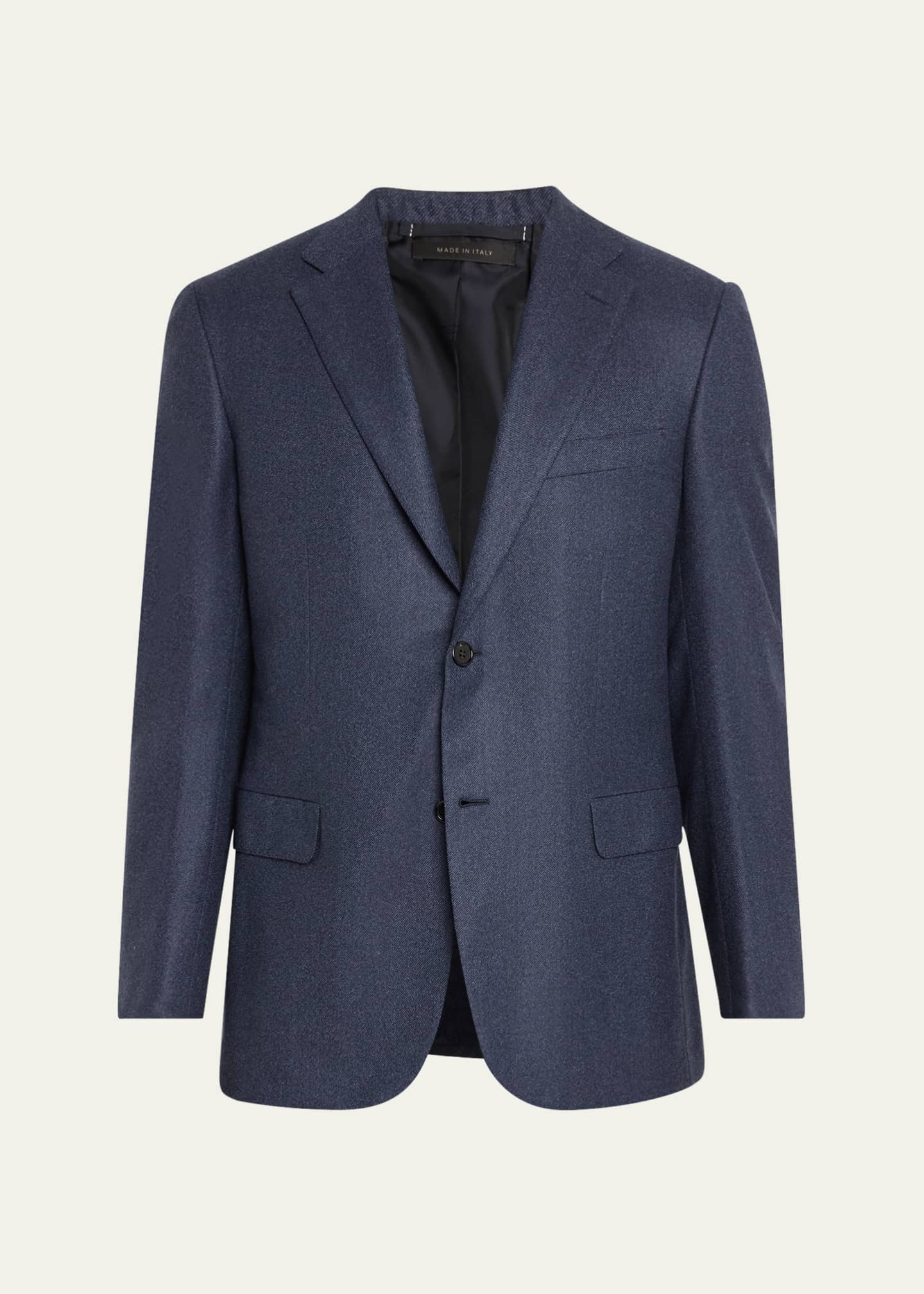 Brioni Men's Ravello 180s Twill Sport Coat Image 1 of 5