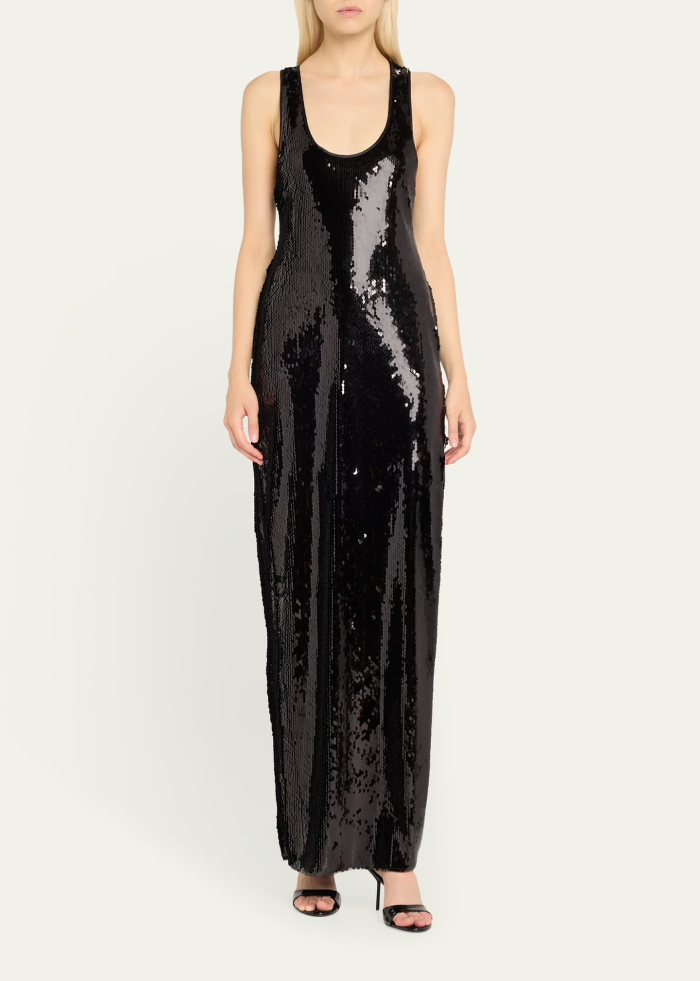 Retrofete Bella Sequined Maxi Dress Image 2 of 5